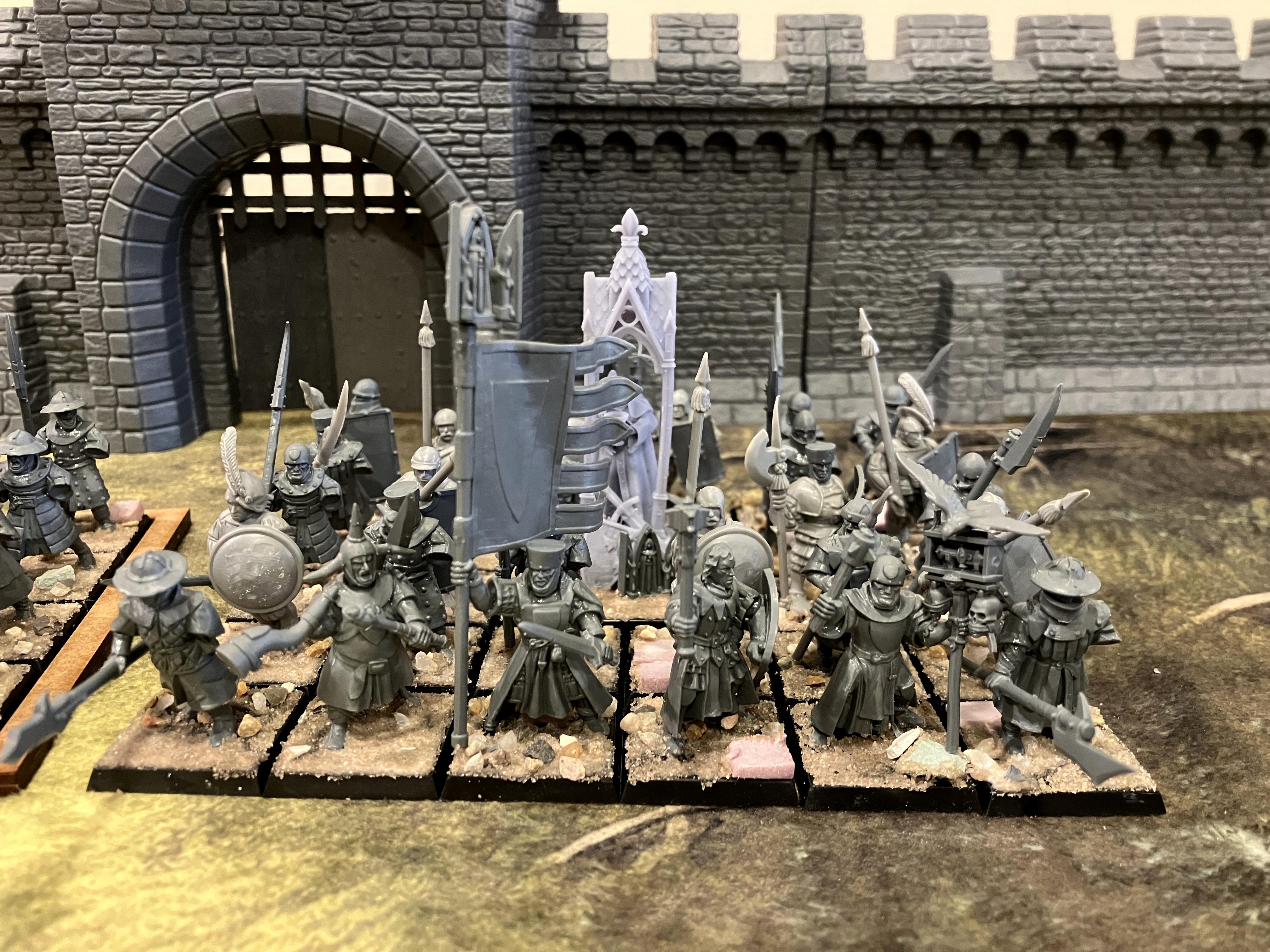 Bretonnian Exiles, Bretonnians, Conversion, Men At Arms, Peasants, Yeomen