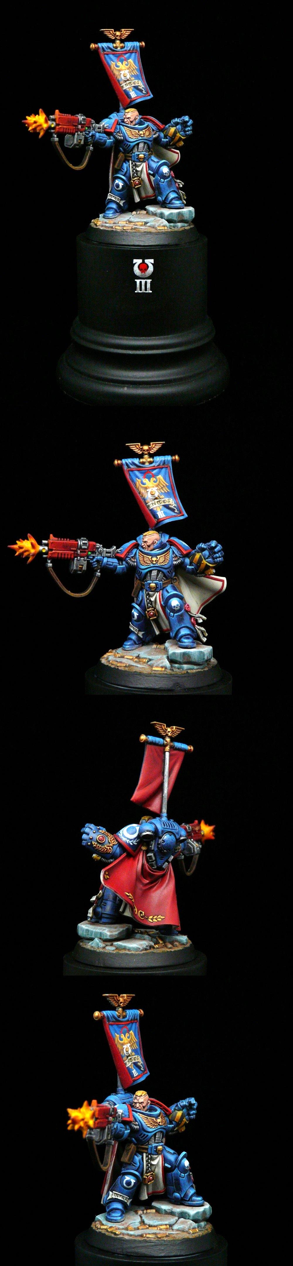 Adeptus Astartes, Centos, Freehand, Primaris, Space Marines, Ultramarines