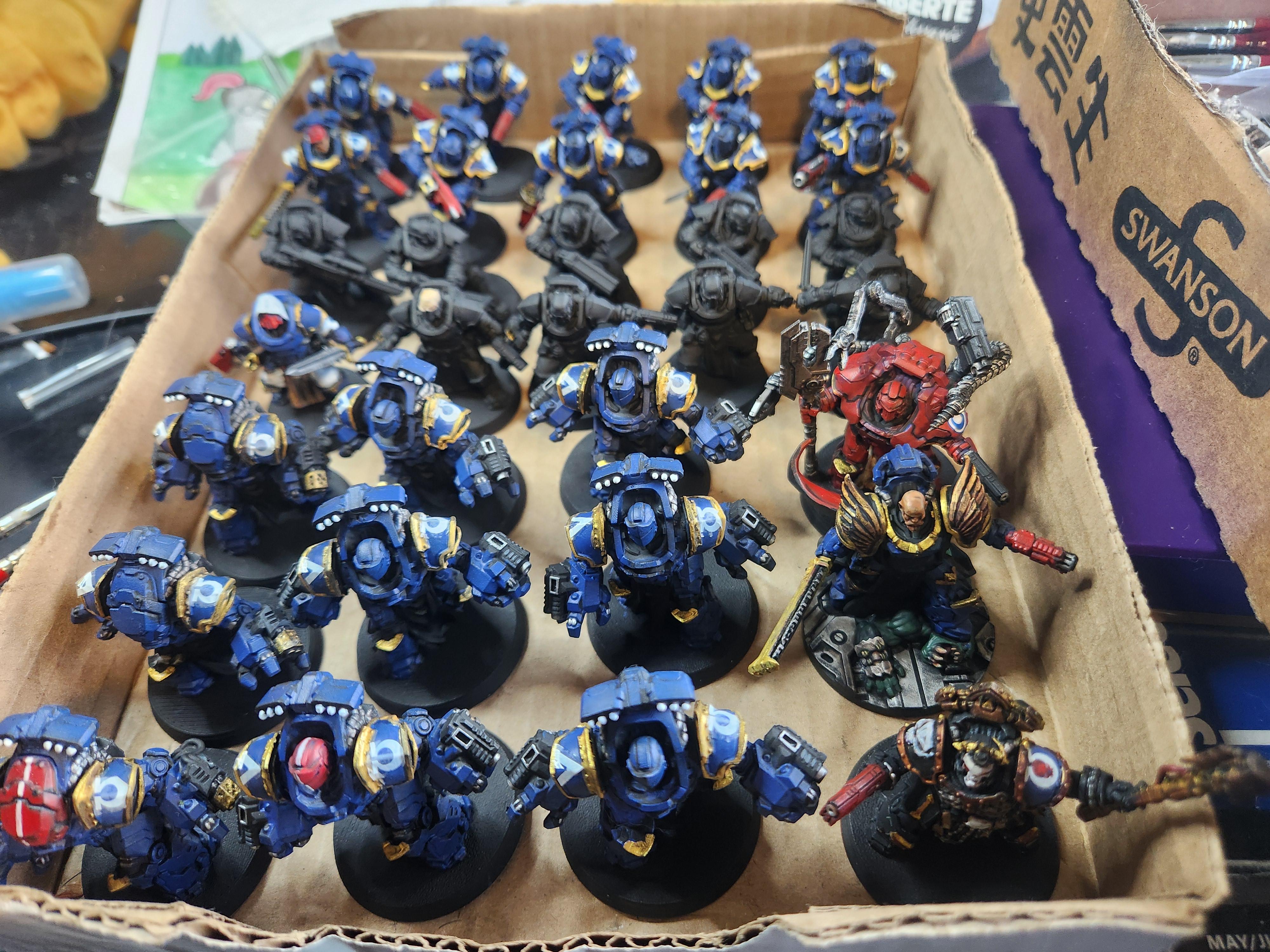 Decals applied to Intercessor Squad