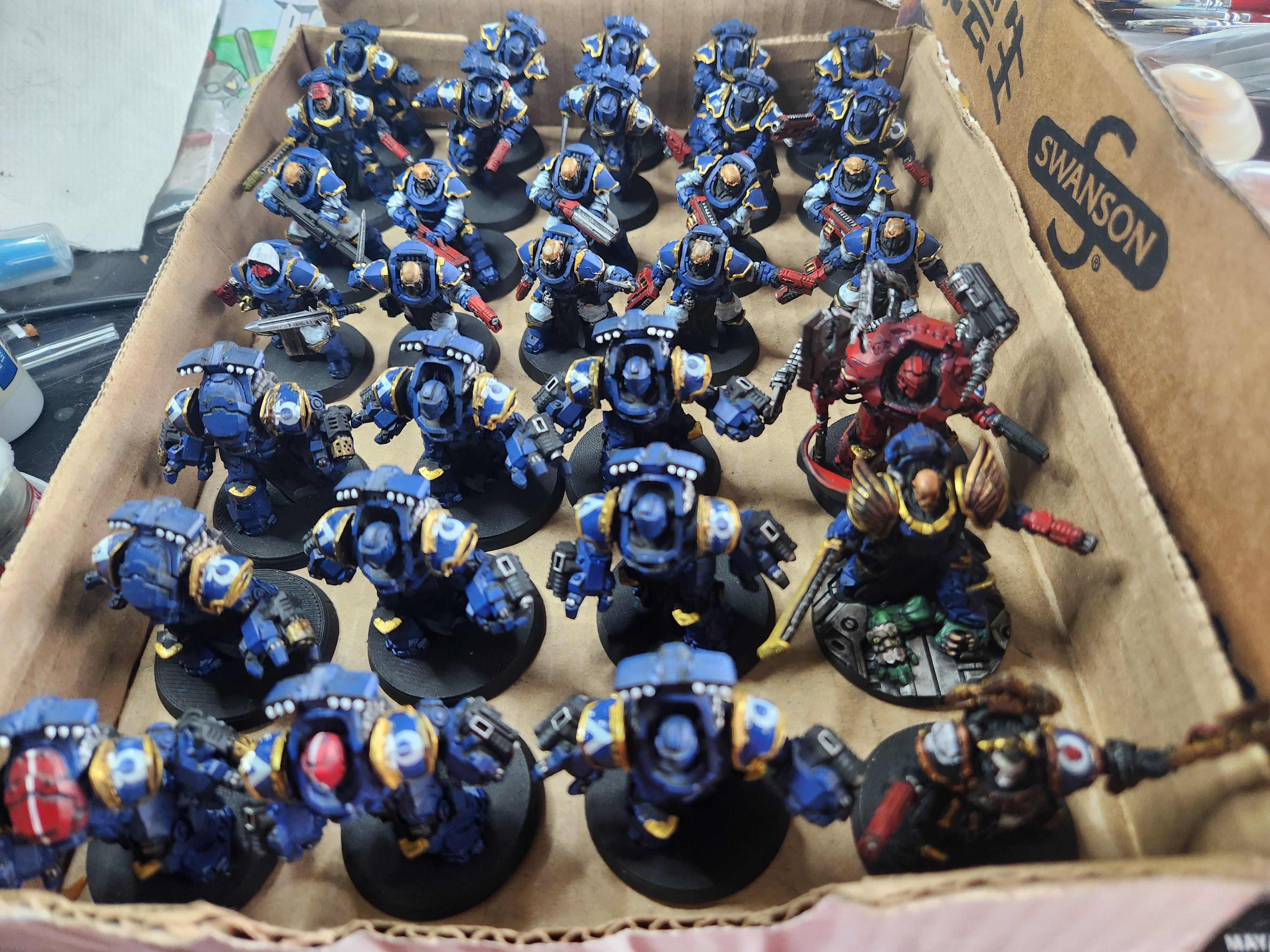 Finishing basecoat on last 5 Scout squad