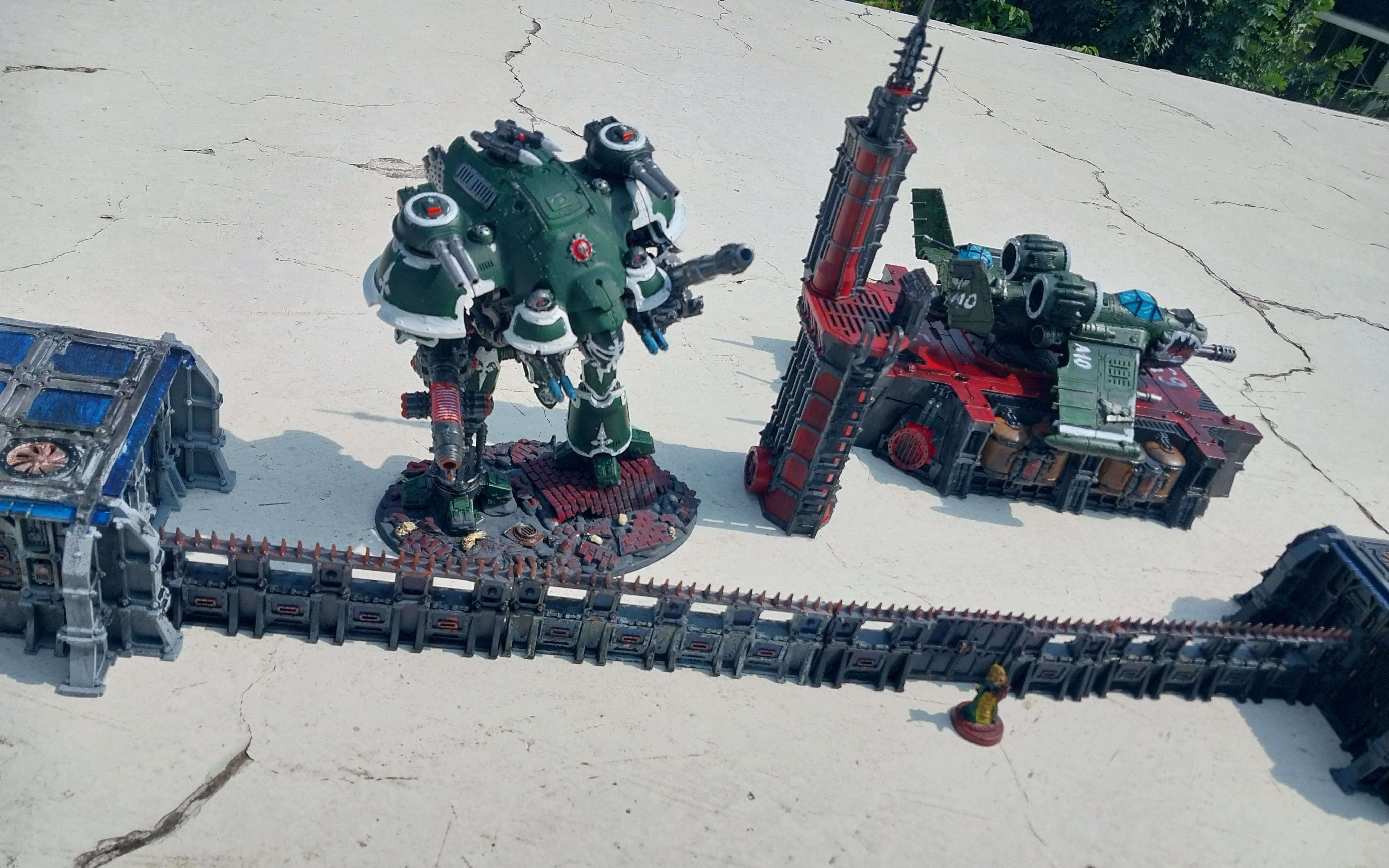 Battlezone, Bunker, Fronteris, Hab-bunker, Imperial Knight, Radar, Radio, Stc, Stockade, Tower, Walls