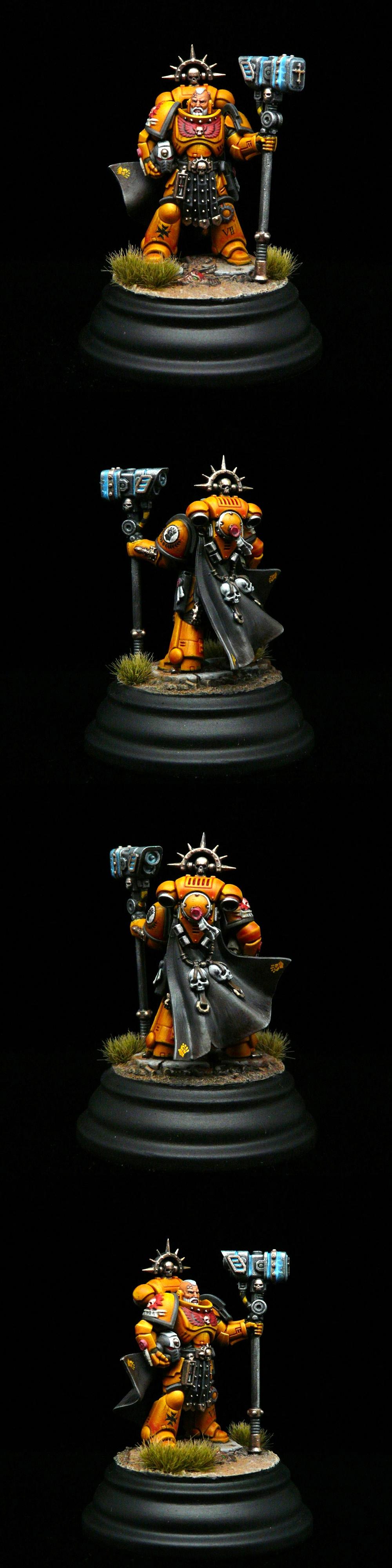 Adeptus Astartes, Imperial Fists, Primaris, Space Marines, Thunder Hammer