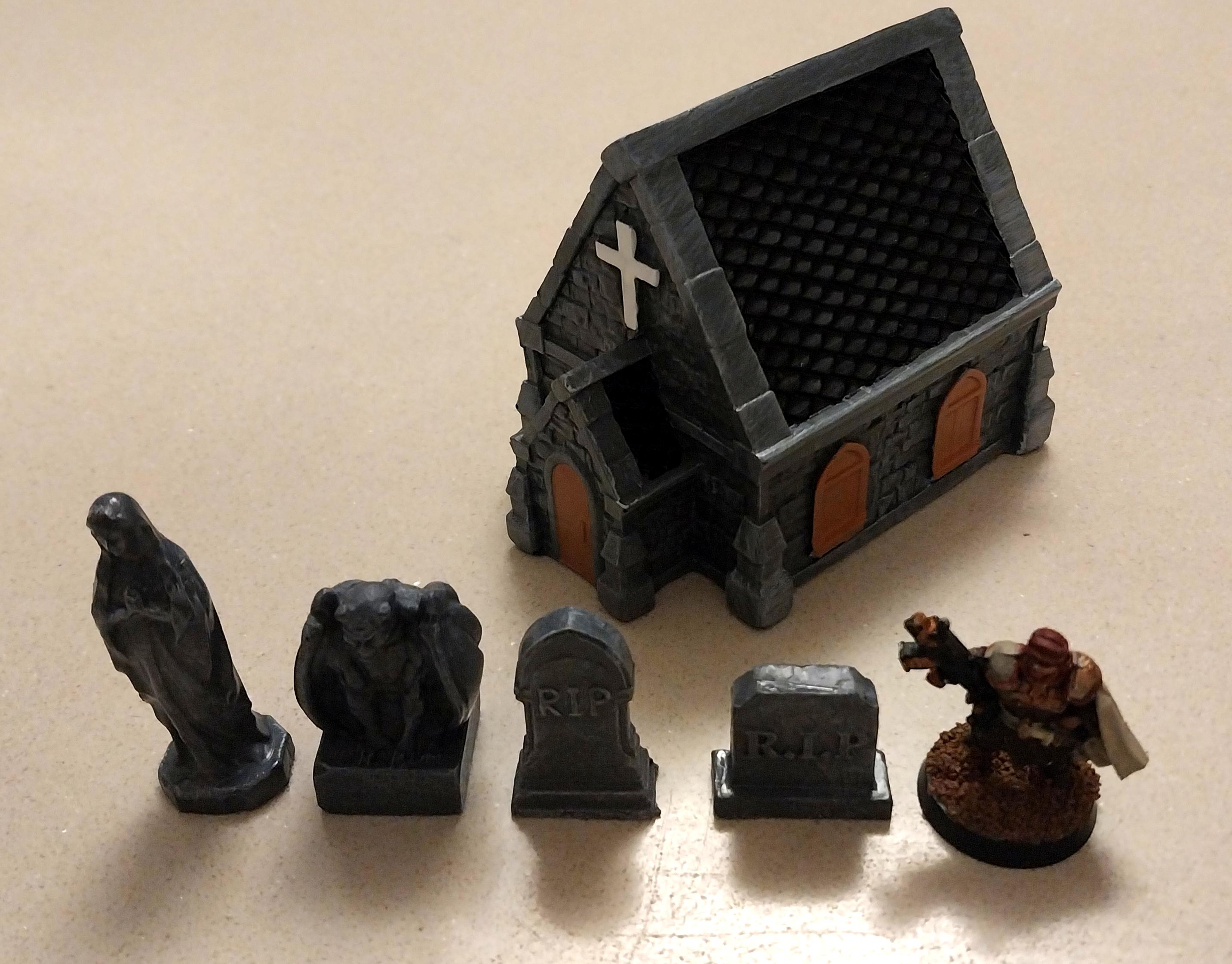 Cemetery, Crypt, Graveyard, Halloween, Undead