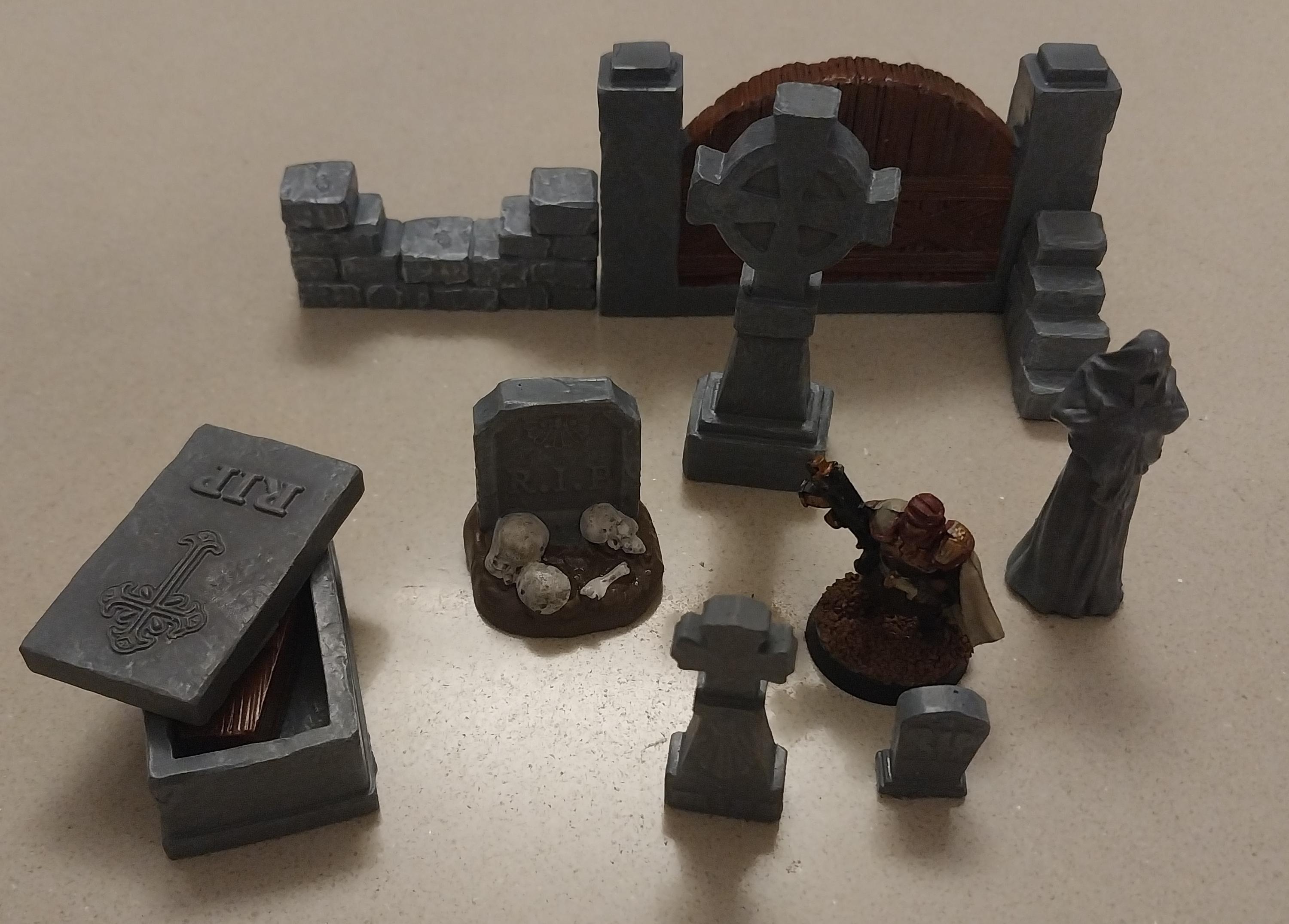 Cemetery, Graveyard, Halloween, Undead