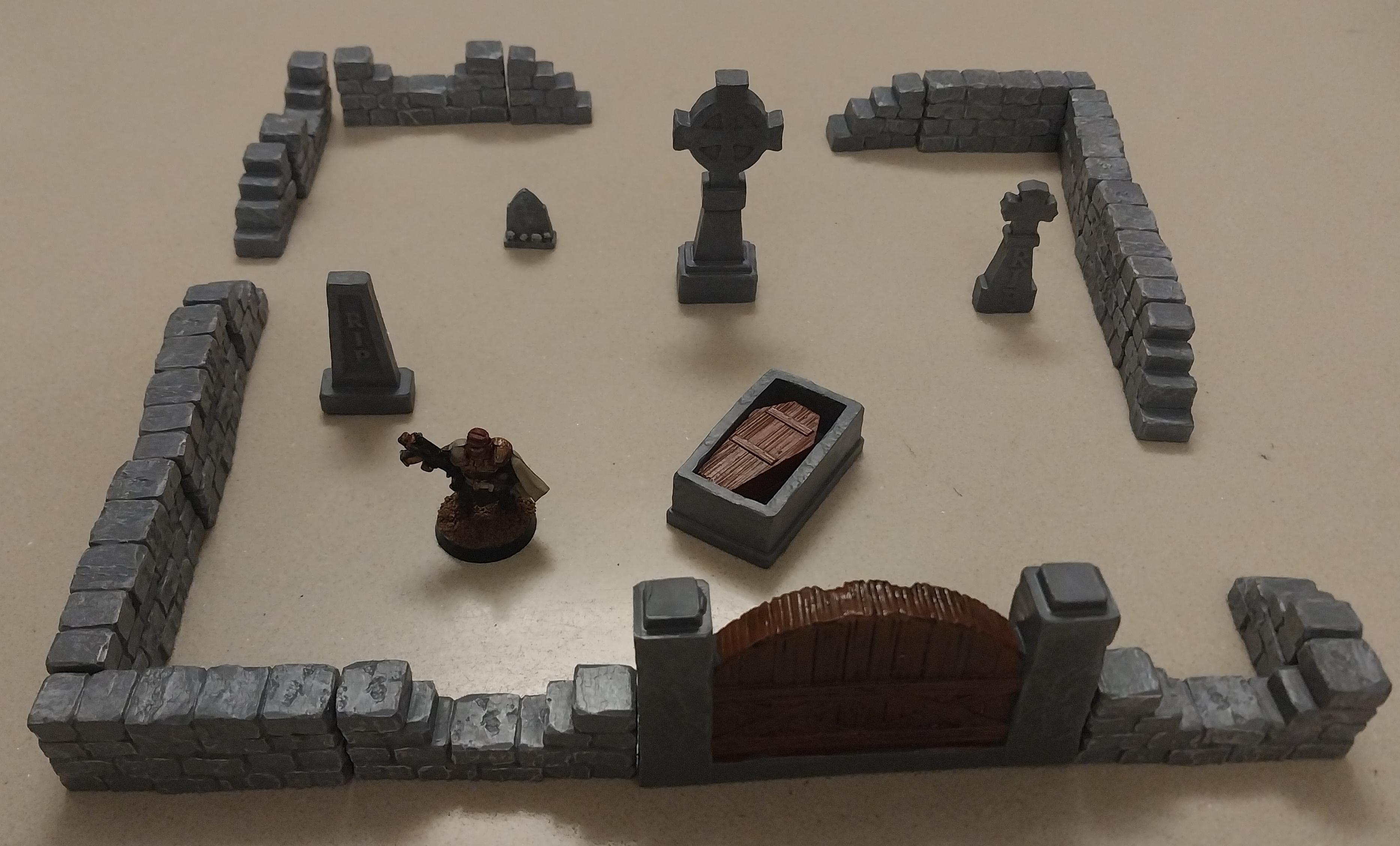 Cemetery, Graveyard, Halloween, Undead