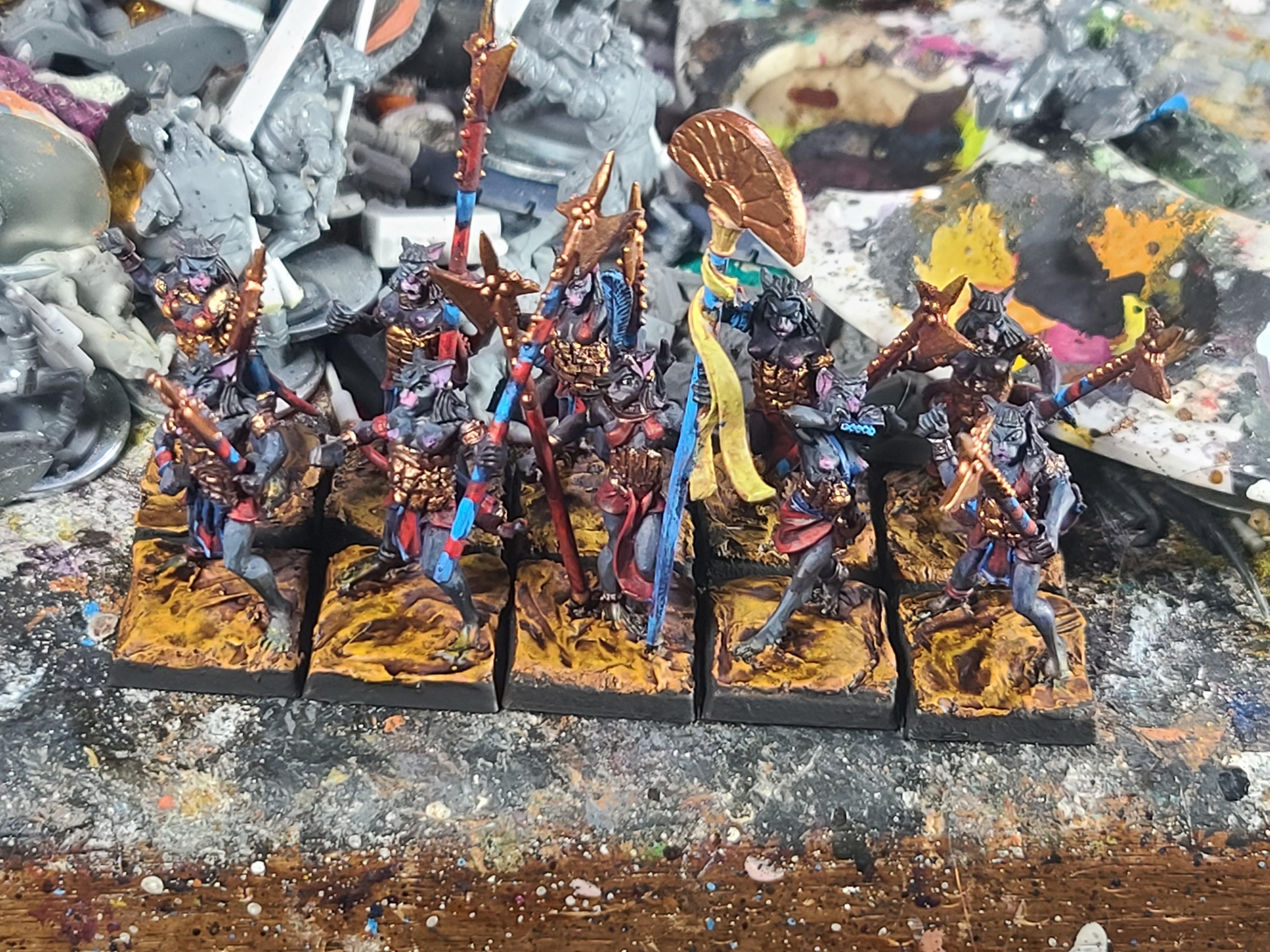 Basti, Cat Ladies, Conversion, Wargods Of Aegyptus, Warriors