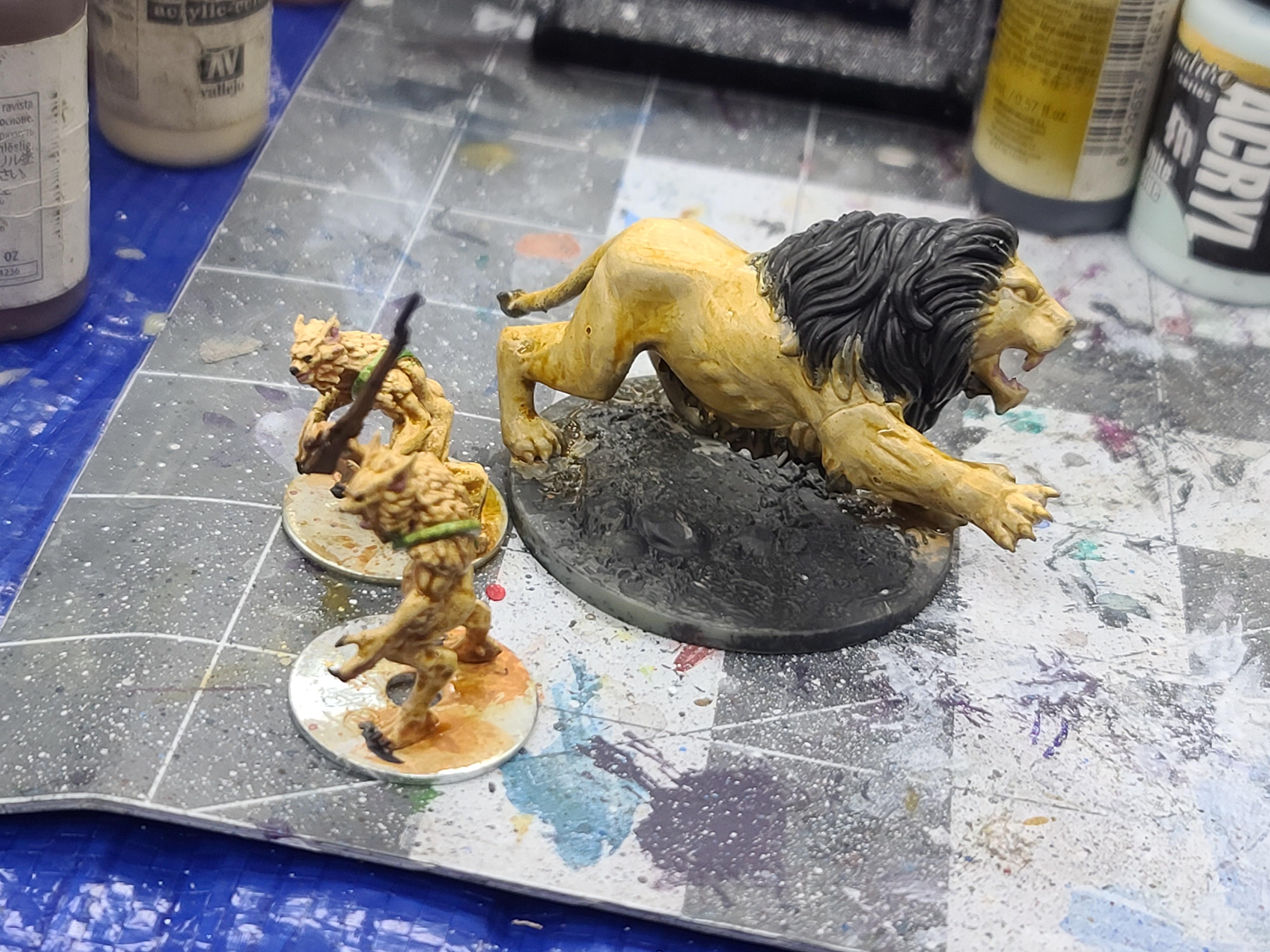 Conversion, Nemean Lion, Reaper Minis, Trench Crusade, Wargames Atlantic, Werewolves, Yeoman