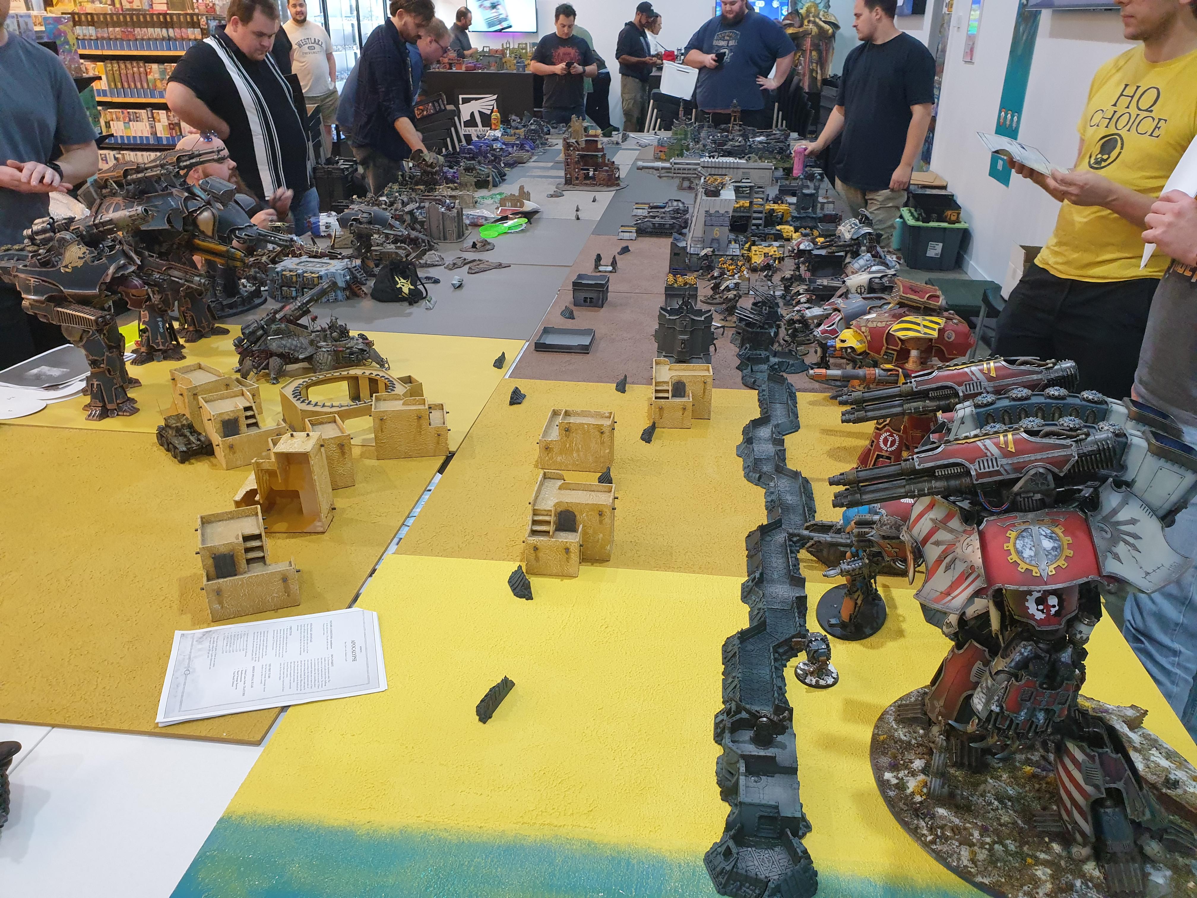 30, Apocalypse, Battle, Heresy, Horus, Reaver, Report, Titan, Warhammer 40,000, Warhammer Fantasy, Warlord