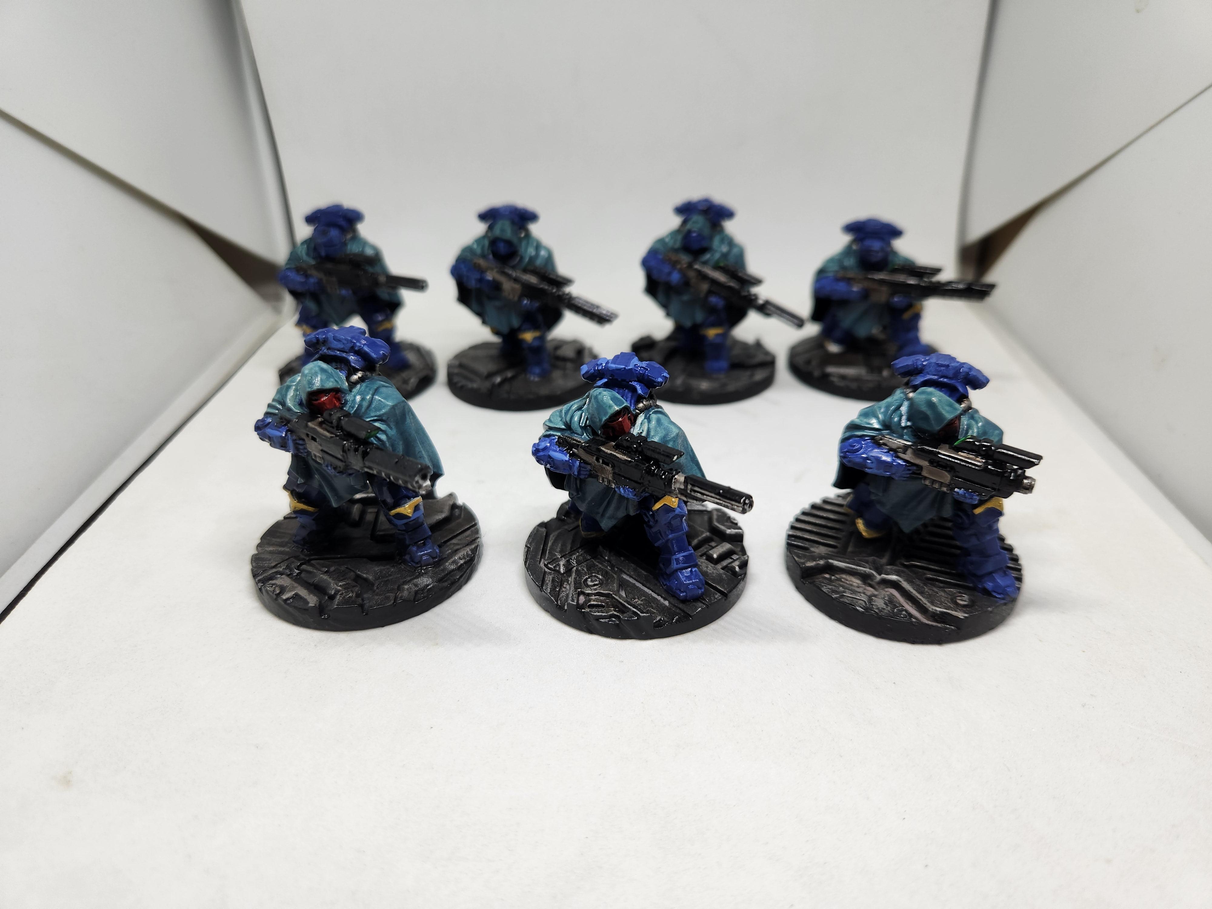 Ultramarines Primaris Eliminators, after highlighting