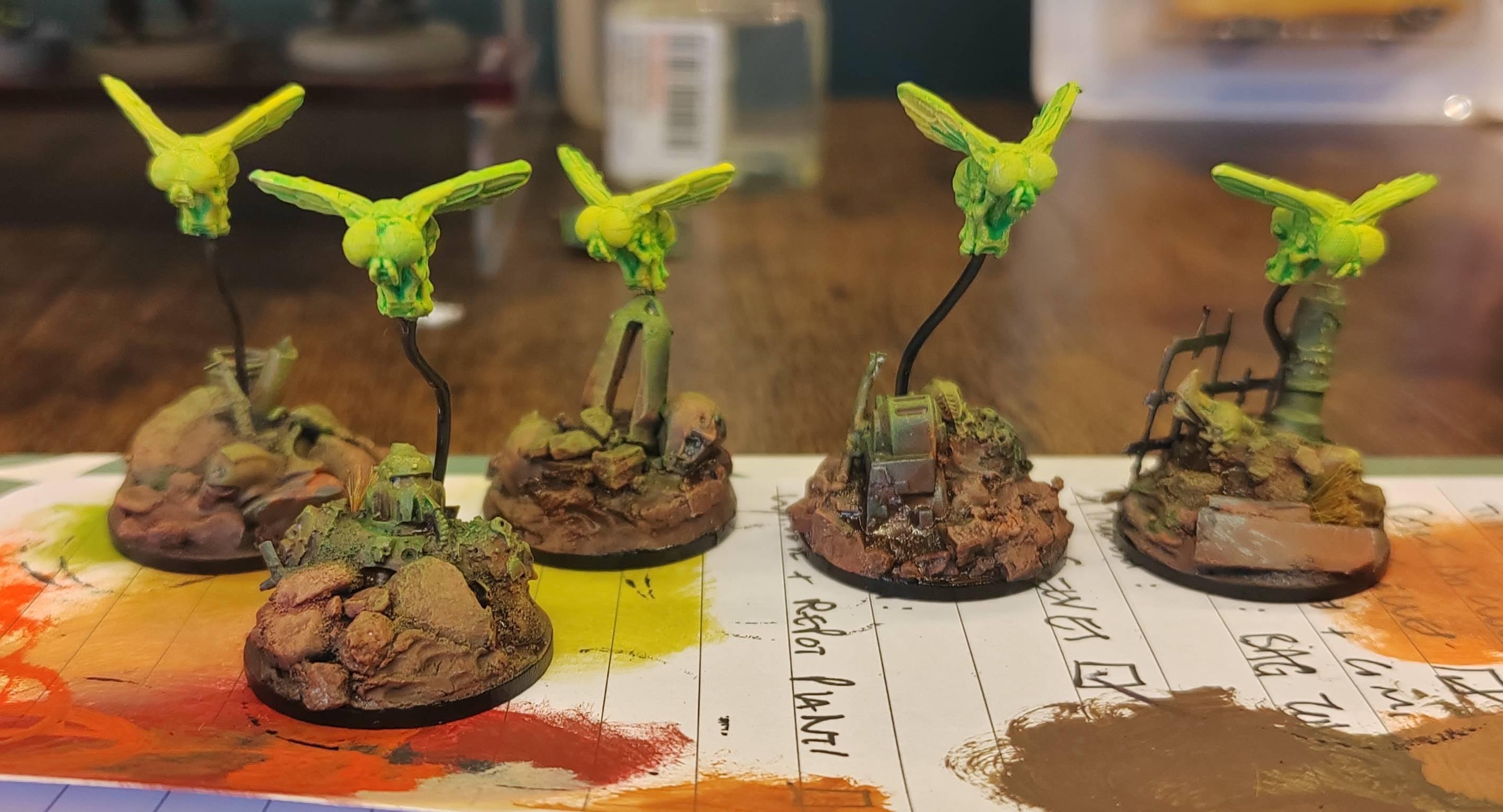 Scratchbuilt Affliction markers