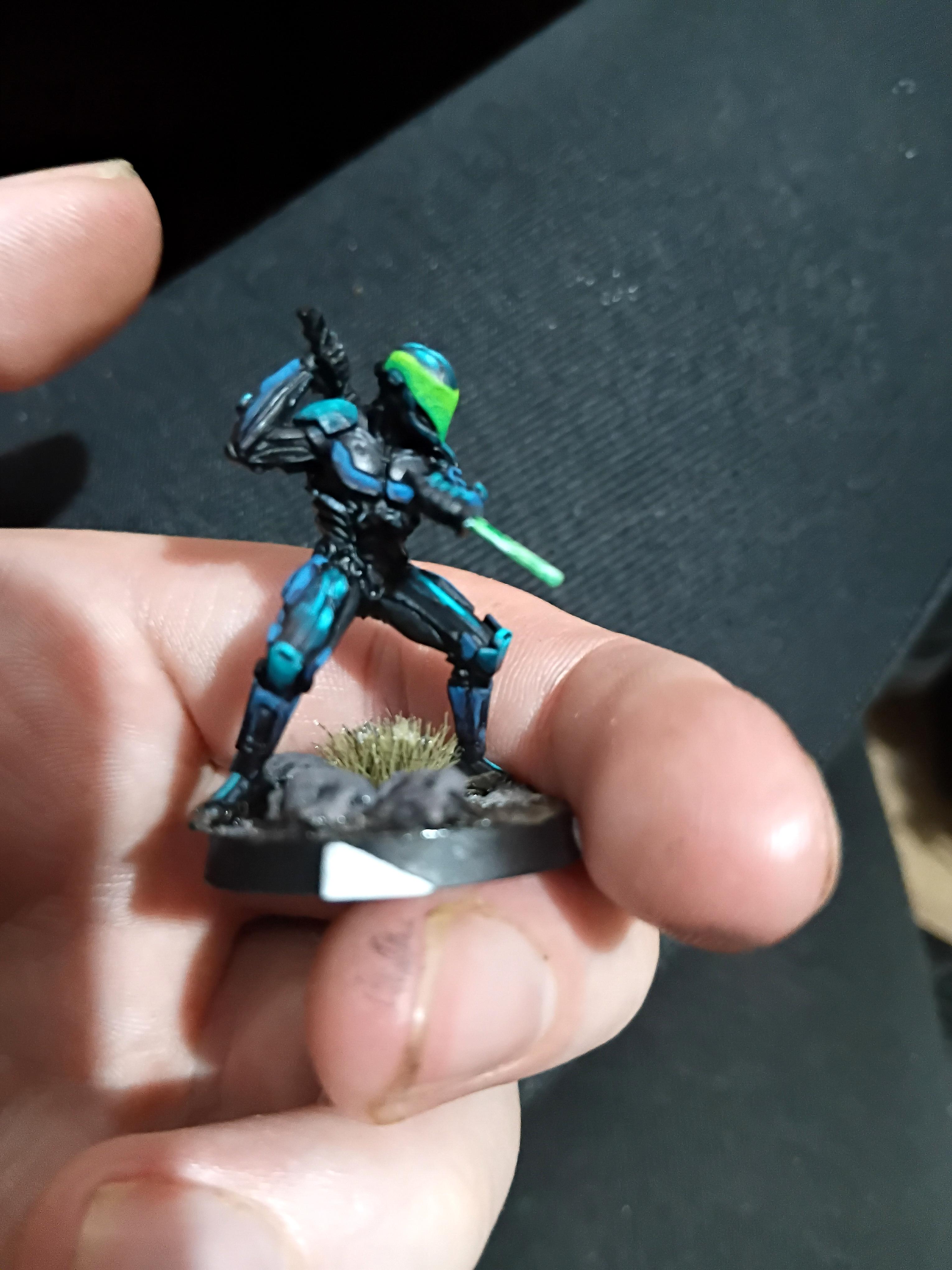 Assassin, Azakir, Badass, Cyberpunk, Dual Wielding, Infiltration Suit, Killer, Mini, Miniature, Novel, Oc, Sci Fi, Science Fiction, Stealth Suit, Swordsman