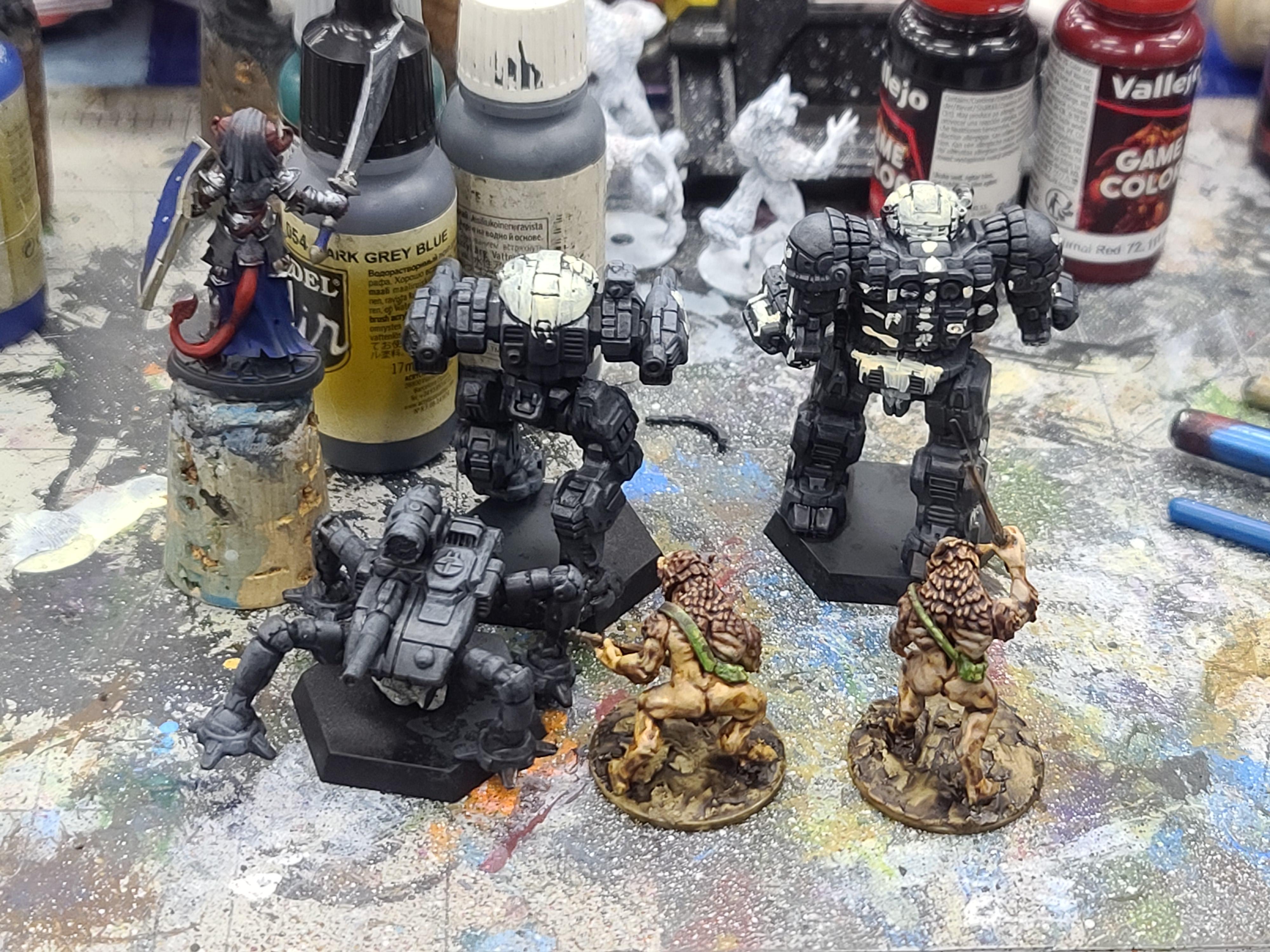 Atlasj, Battletech, Catalyst Game Labs, Dungeons And Dragons, Flashman, Hellborn Paladin, Mech, Reaper Miniatures, Scorpion, Smle, Trench Crusade, Wargames Atlantic, Weapon Swap, Werewolves