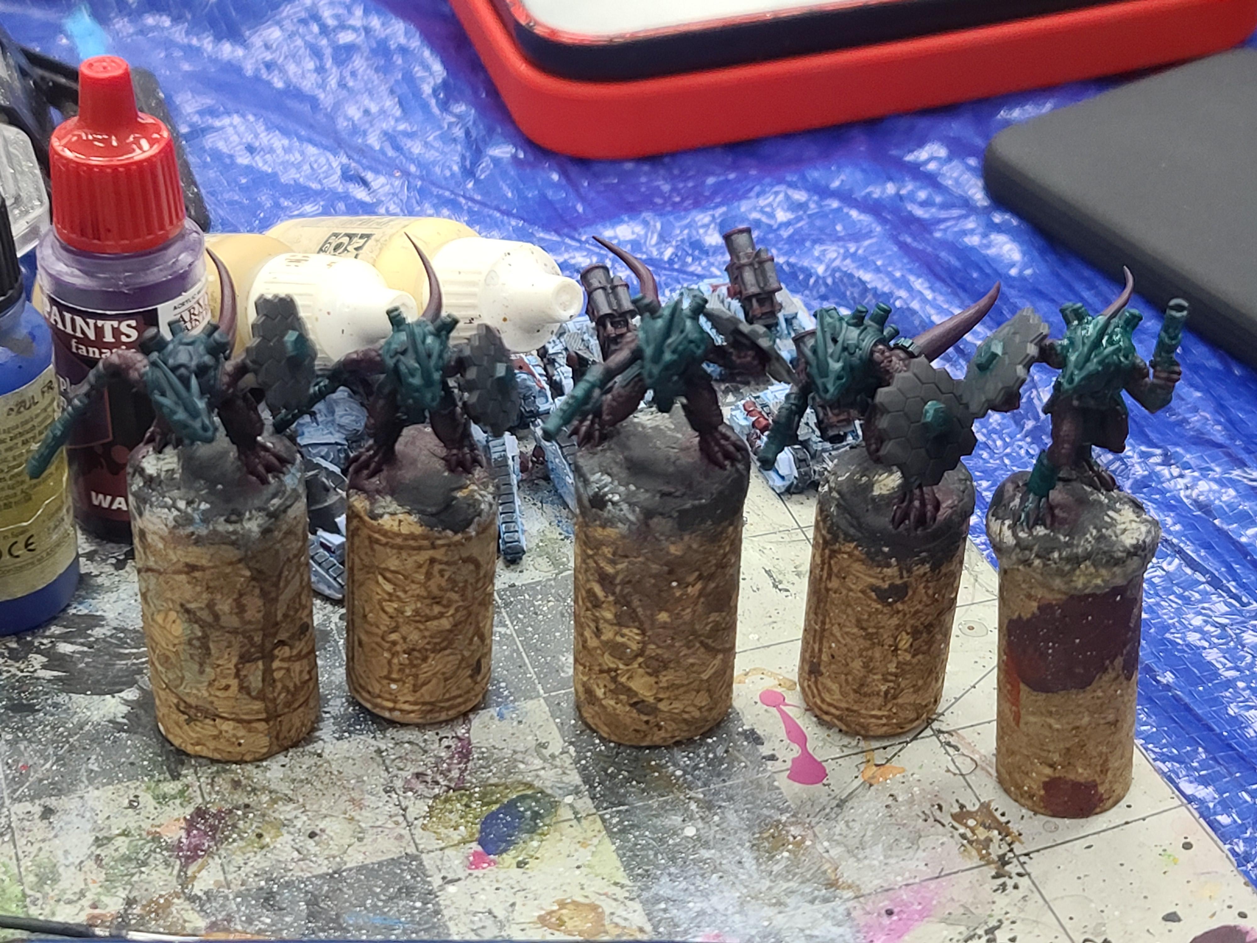 3d Print, Lizardmen, Not Skinks, One Page Rules, Sci Fi, Unknown Printer