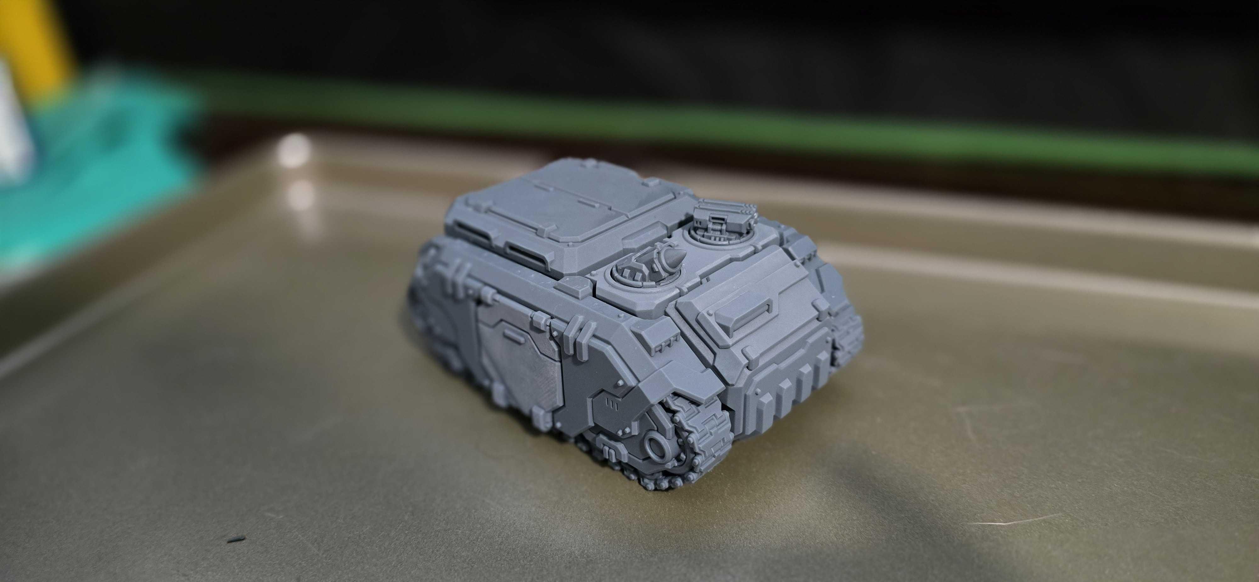 First freshly 3d printed Bulldog APC