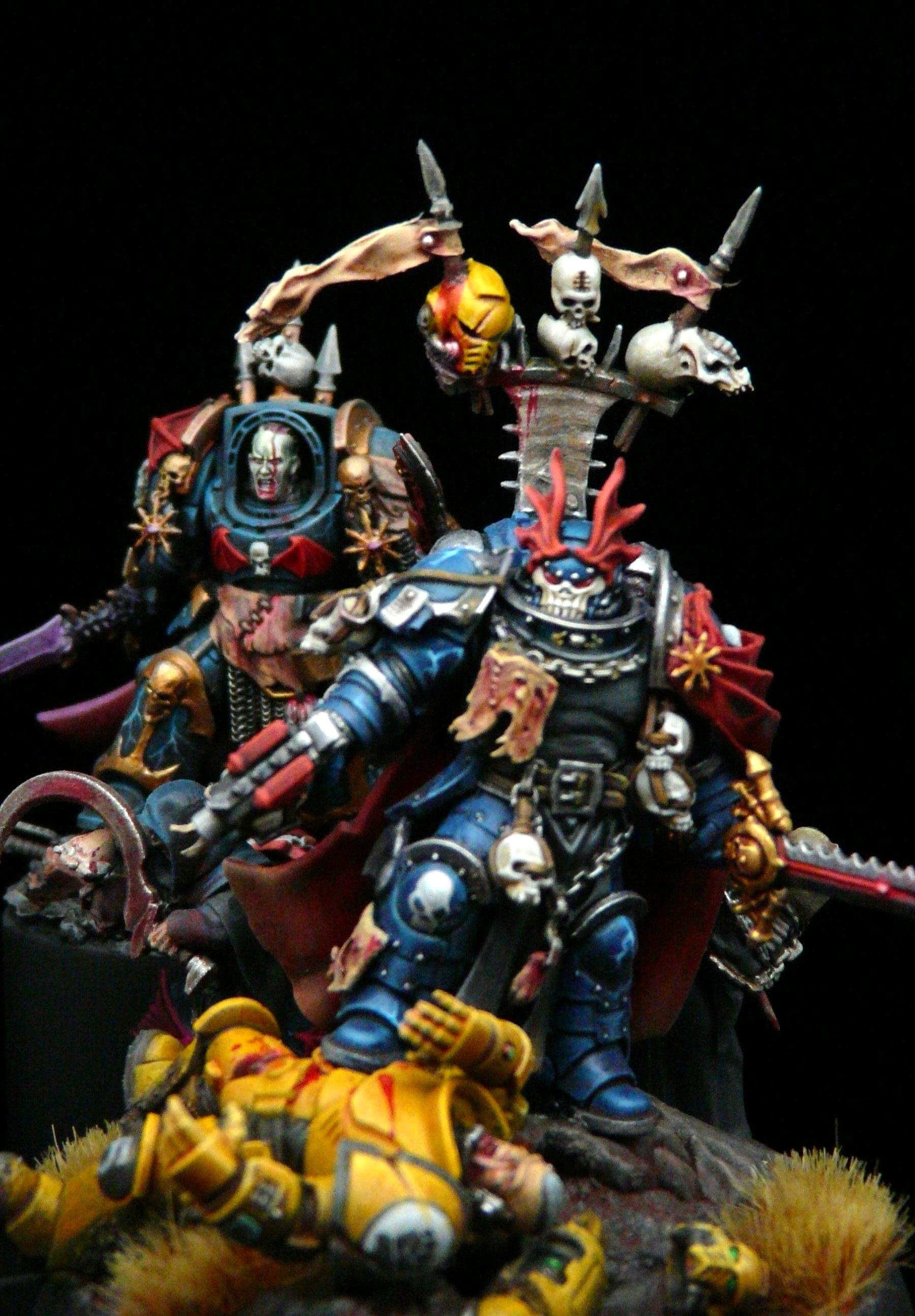 Chaos Lord, Chaos Space Marines, Hereticus Astartes, Kitbash, Night Lords