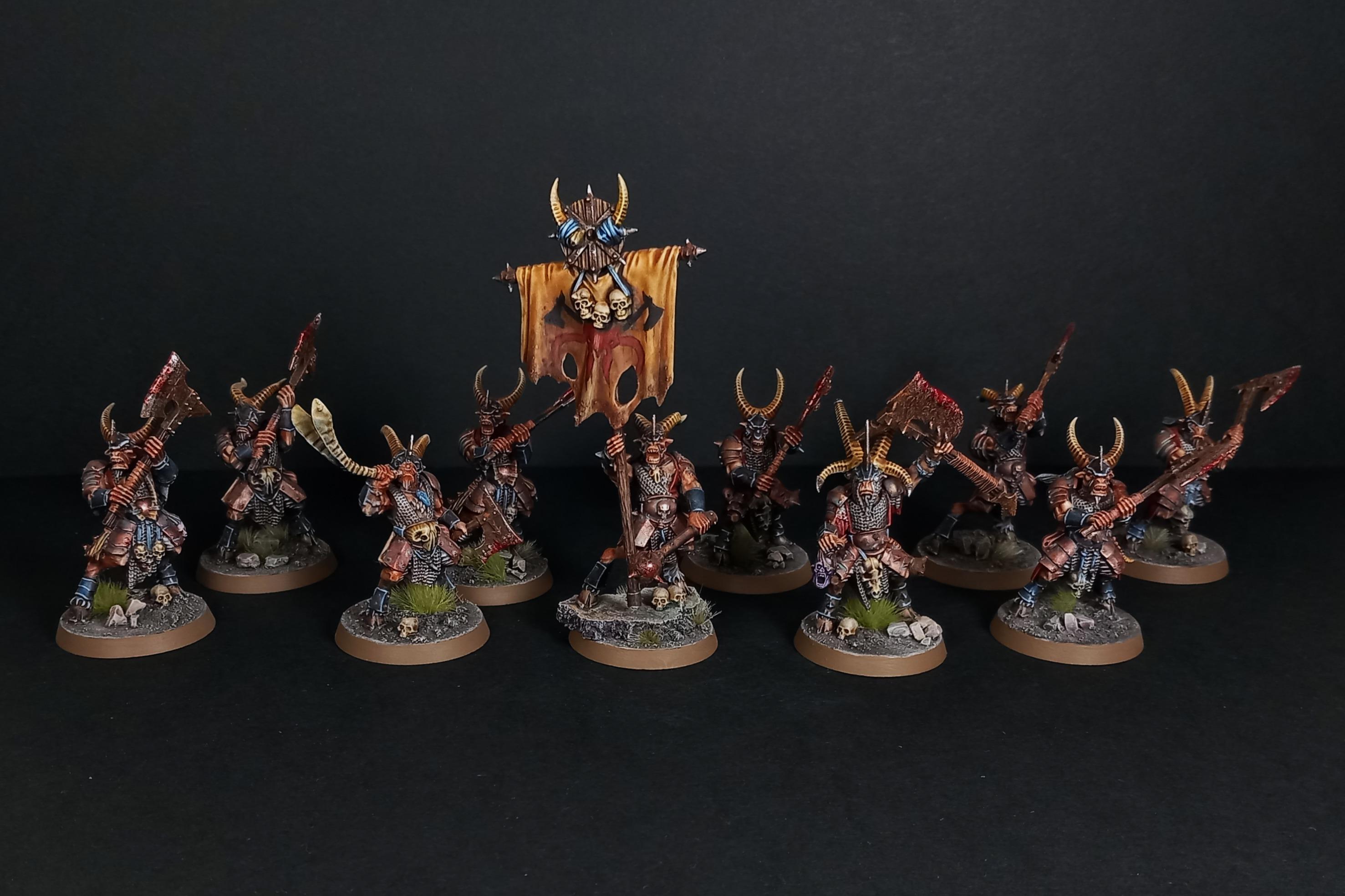 Age Of Sigmar, Beast Of Chaos, Beastmen, Bestigor, Bestigors, Chaos Beastmen, Wahrammer