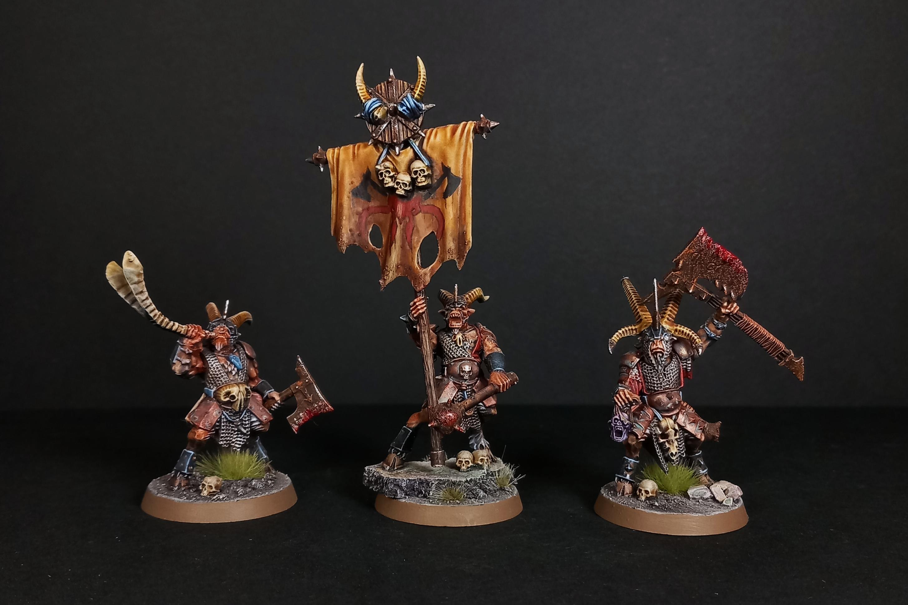 Age Of Sigmar, Beast Of Chaos, Beastmen, Bestigor, Bestigors, Chaos Beastmen, Wahrammer
