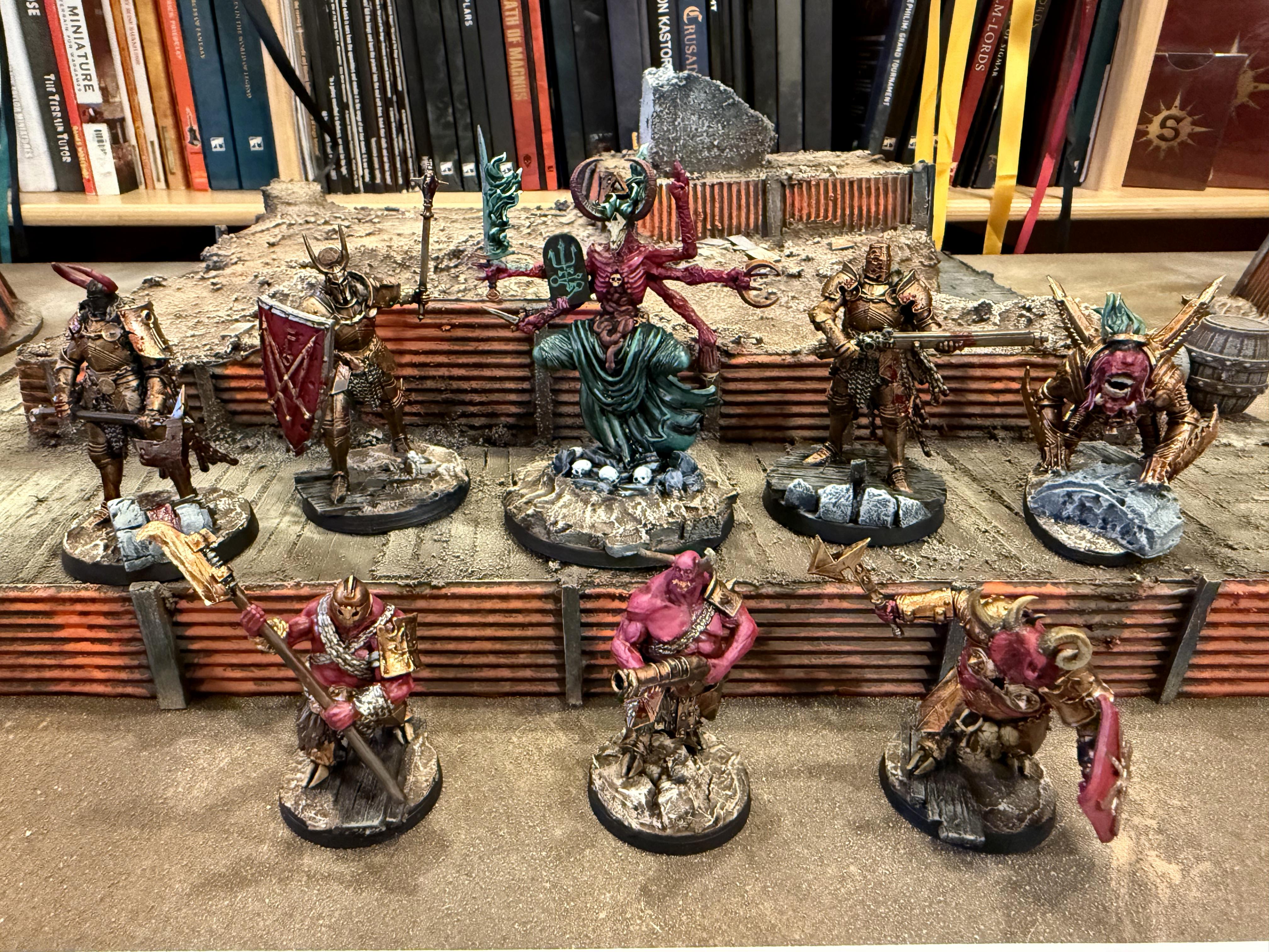 Abyssinian Front, Court Of The Seven Headed Serpent, Desert Combat, Gold Armor, Hell Knights, Trench, Trench Crusade, Yoke Fiend