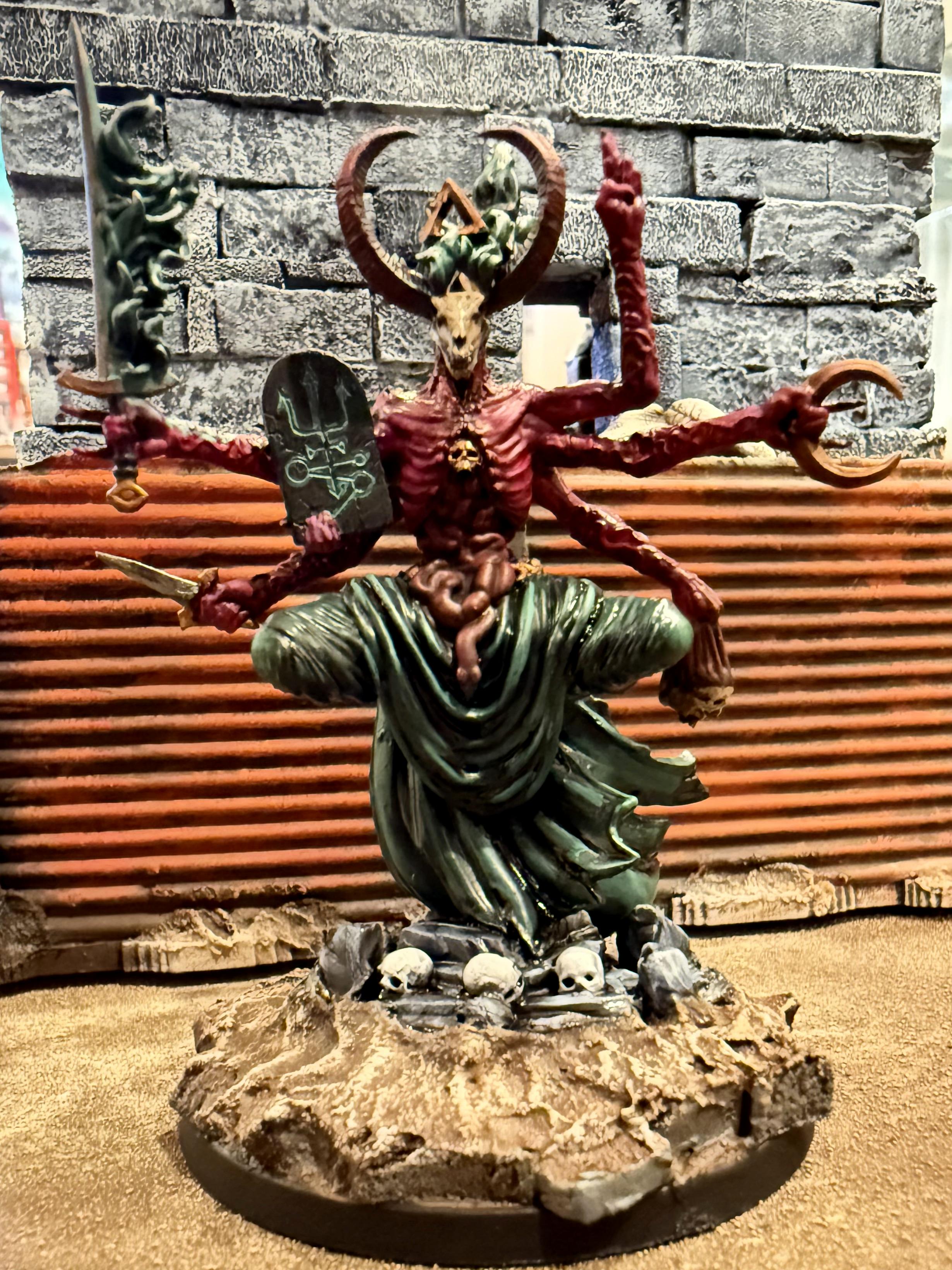 Abyssinian Front, Court Of The Seven Headed Serpent, Desert Combat, Gold Armor, Sorcerer, Trench, Trench Crusade