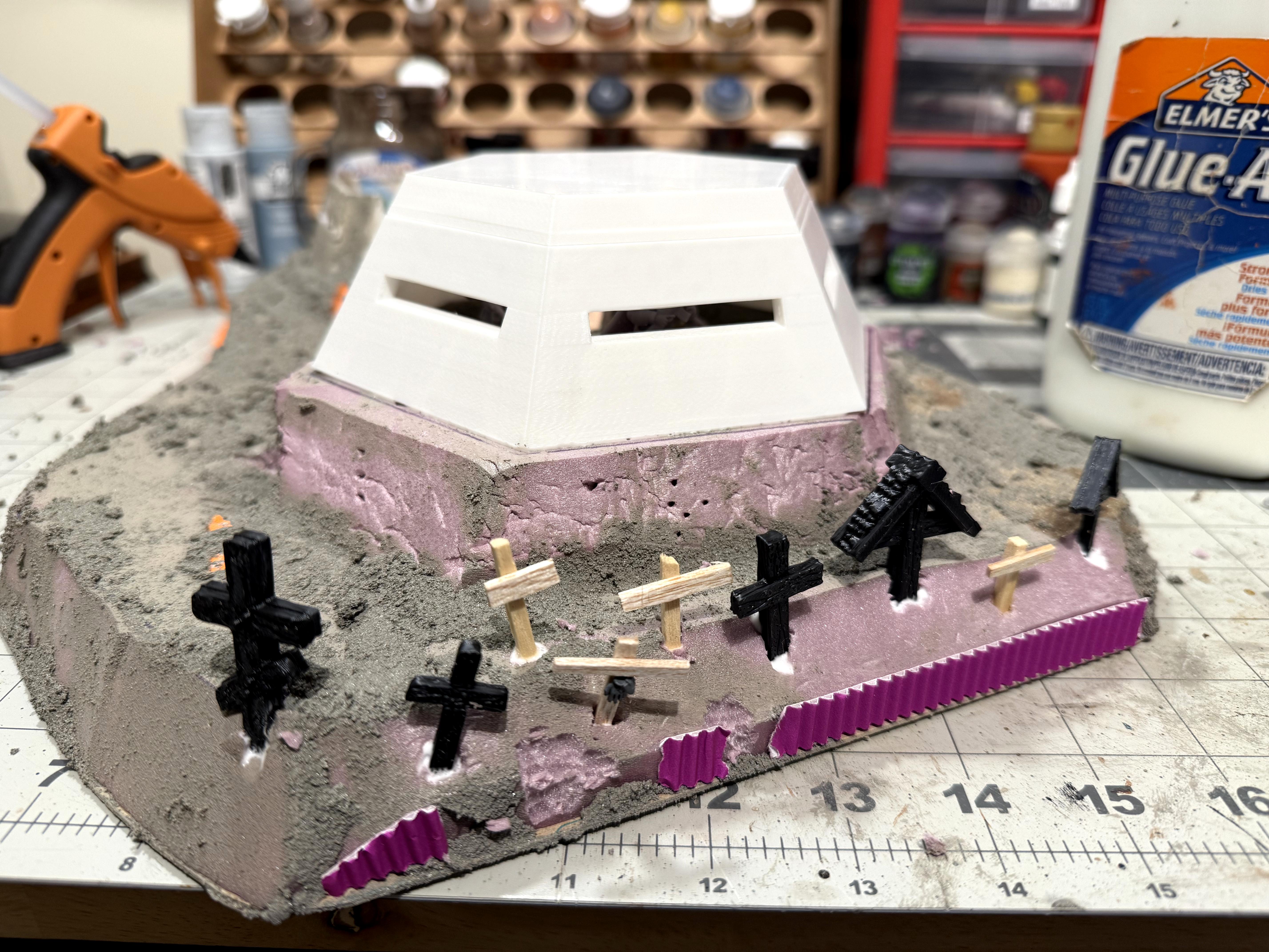 Abyssinian Front, Crosses, Desert Combat, Gold Armor, Grimdark, Terrain, Trench, Trench Crusade