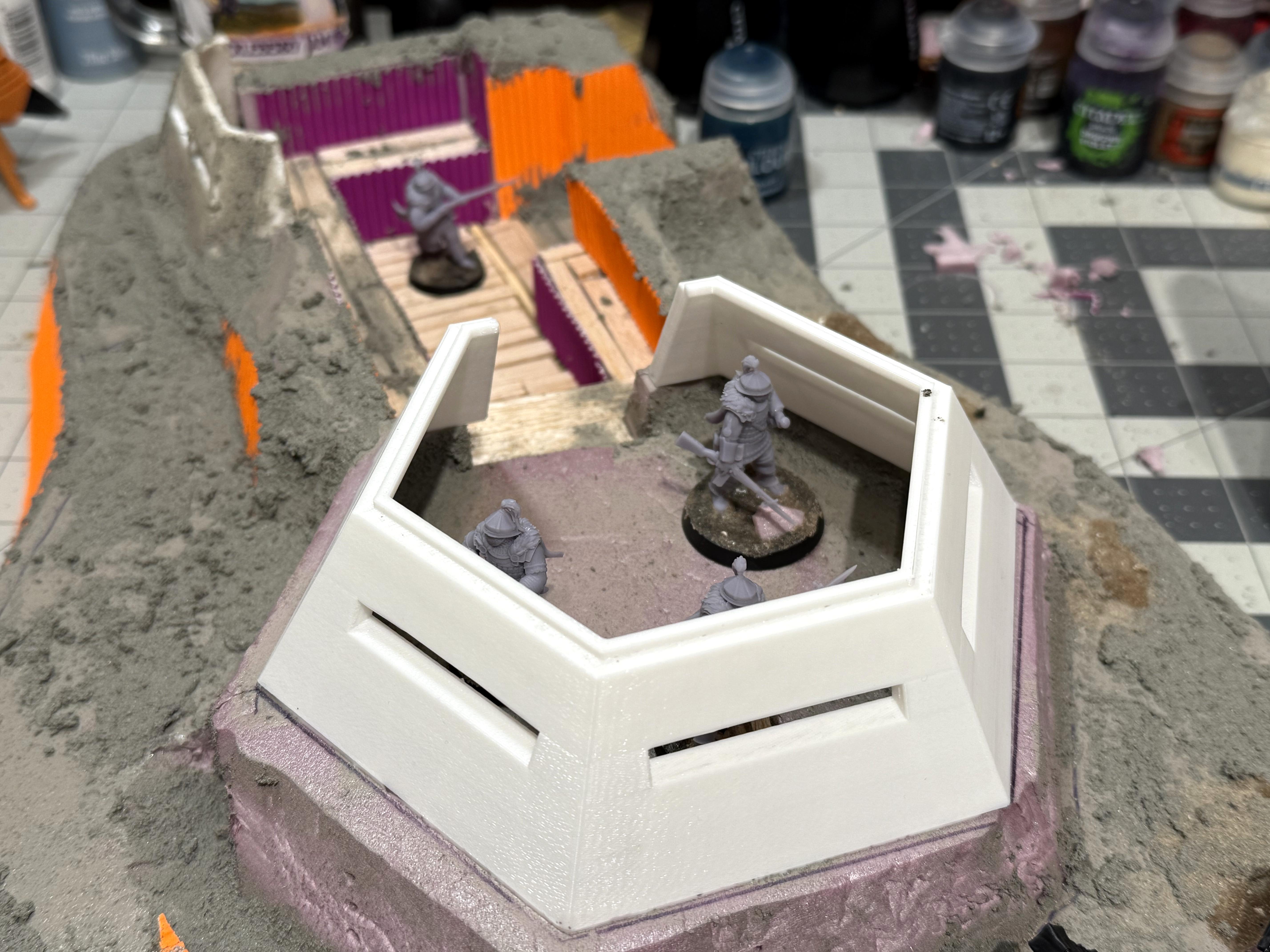 Abyssinian Front, Desert Combat, Gold Armor, Trench, Trench Crusade