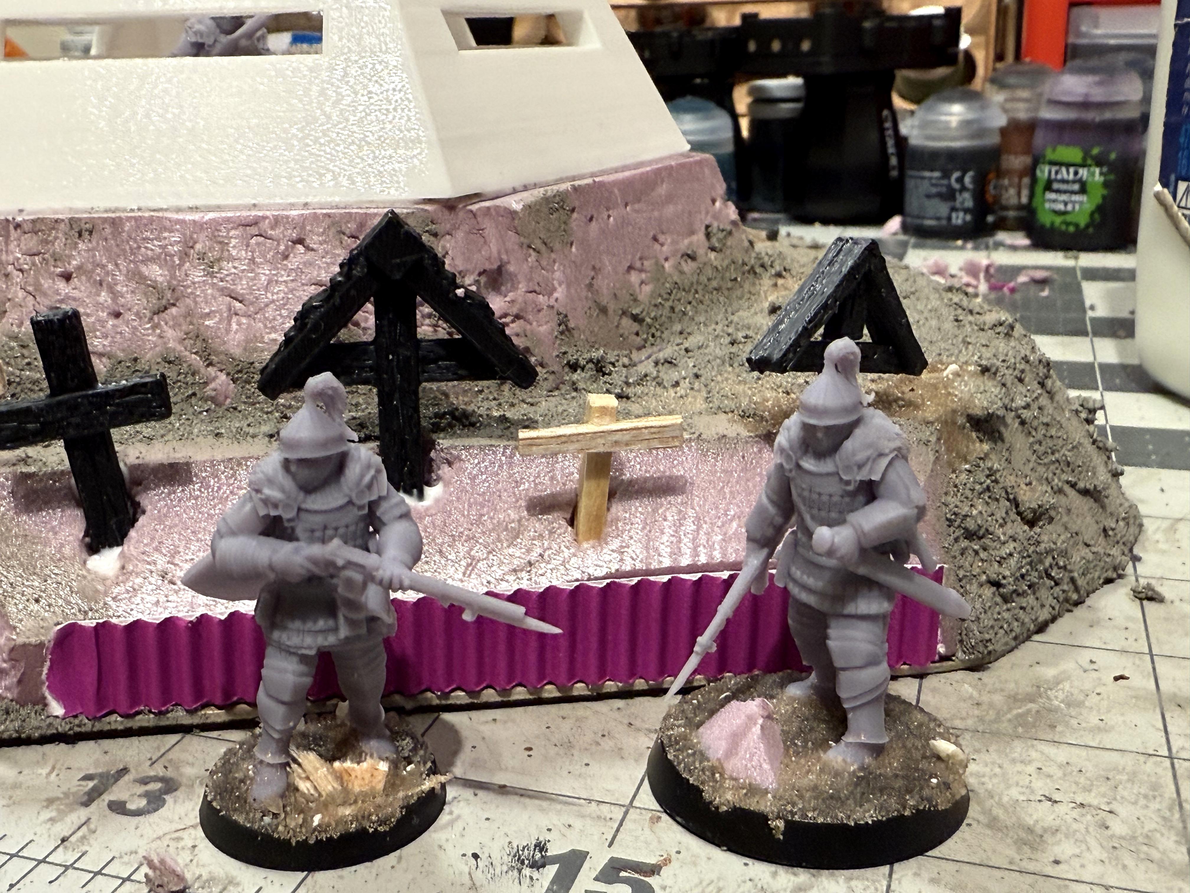 Abyssinian Front, Byzantine, Byzantine Remnants, Desert Combat, Gold Armor, Trebezoid, Trench, Trench Crusade