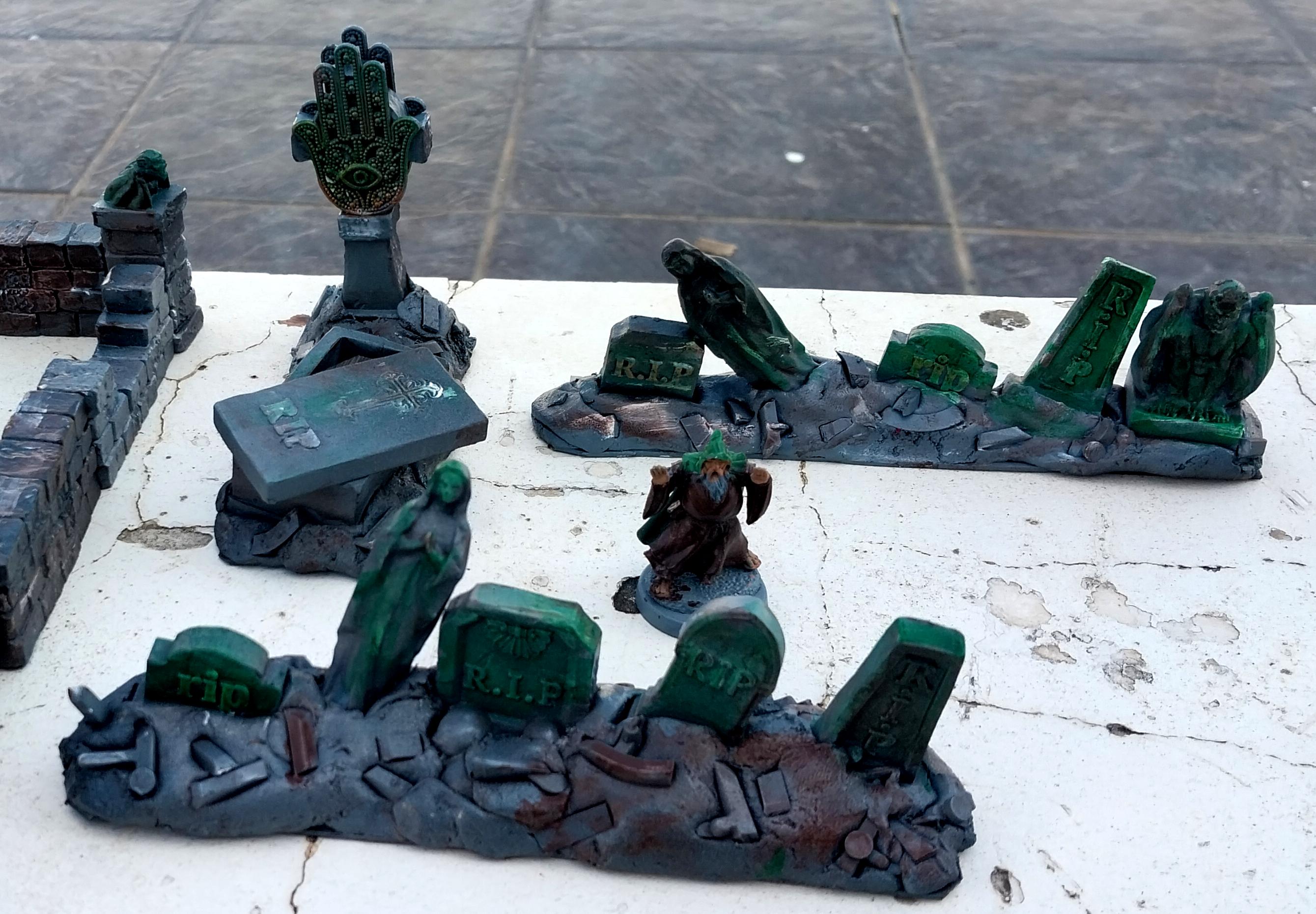 Cemetery, Graves, Graveyard, Halloween, Headstones, Undead
