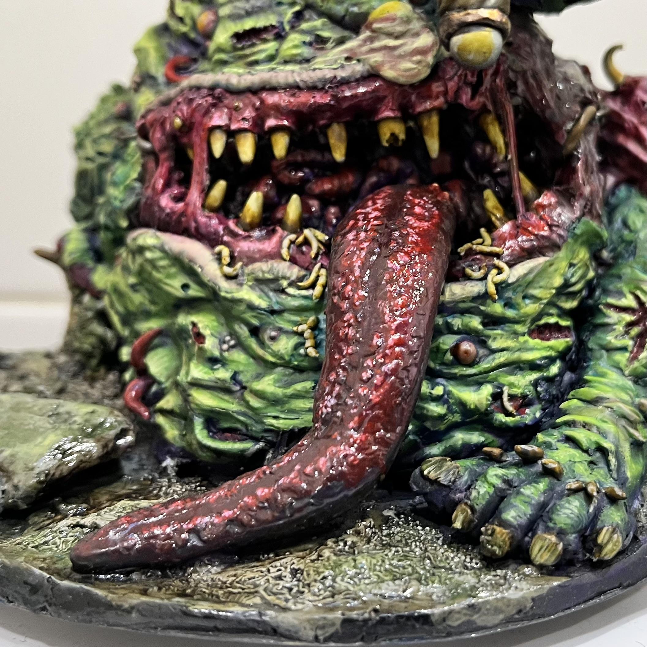 Apoxie Sculpt, Great Unclean One, Hand Sculpted, Nurgle