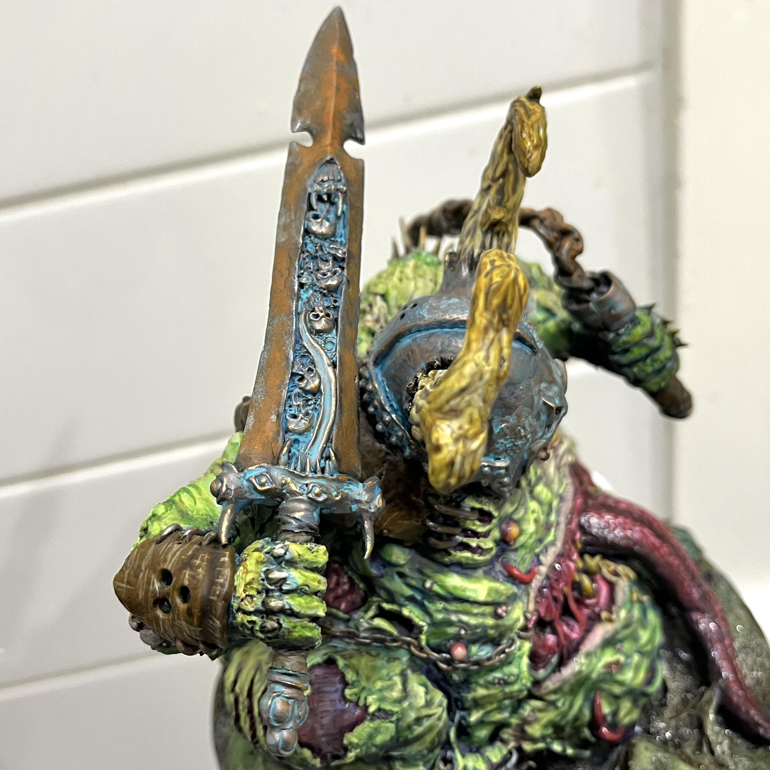 Apoxie Sculpt, Great Unclean One, Hand Sculpted, Nurgle