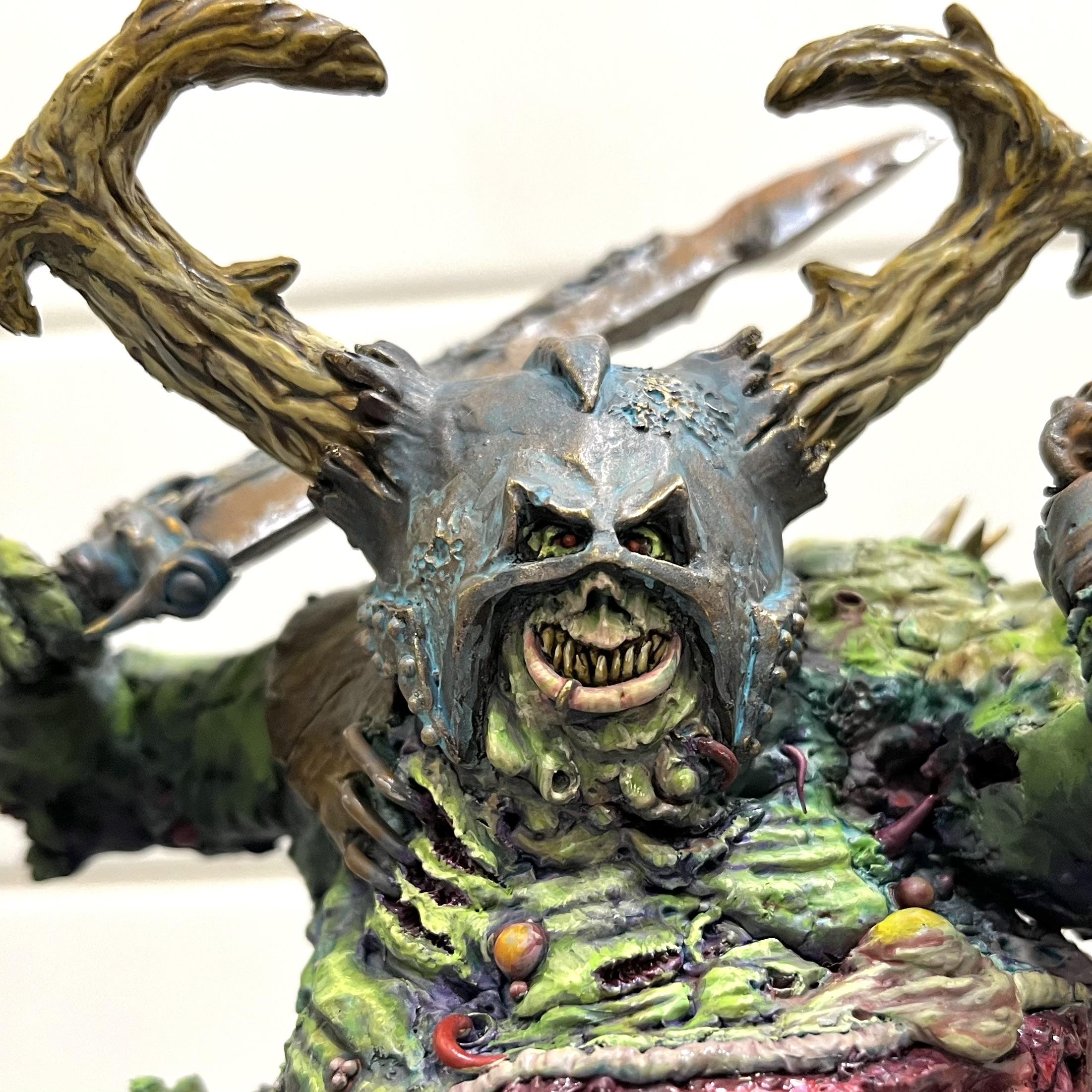 Apoxie Sculpt, Great Unclean One, Hand Sculpted, Nurgle