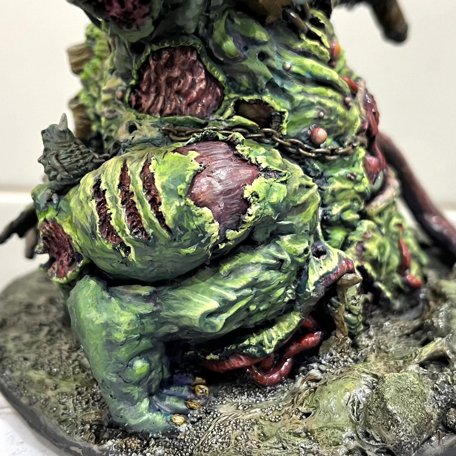Apoxie Sculpt, Great Unclean One, Hand Sculpted, Nurgle