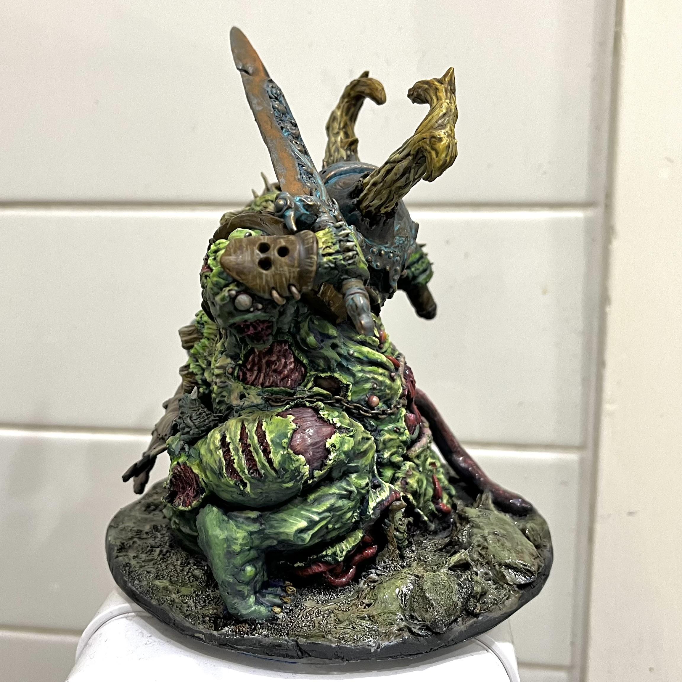 Apoxie Sculpt, Great Unclean One, Hand Sculpted, Nurgle