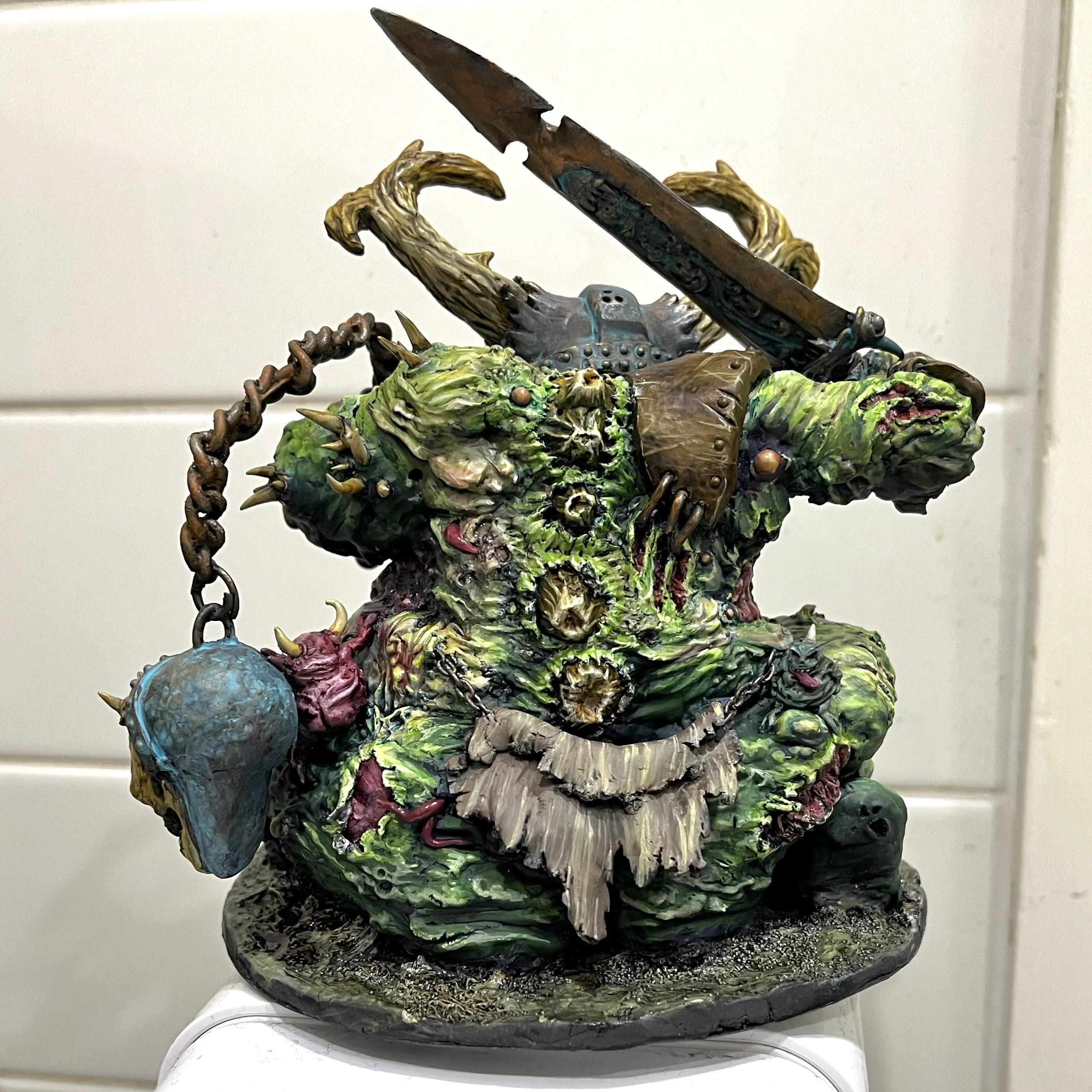 Apoxie Sculpt, Great Unclean One, Hand Sculpted, Nurgle