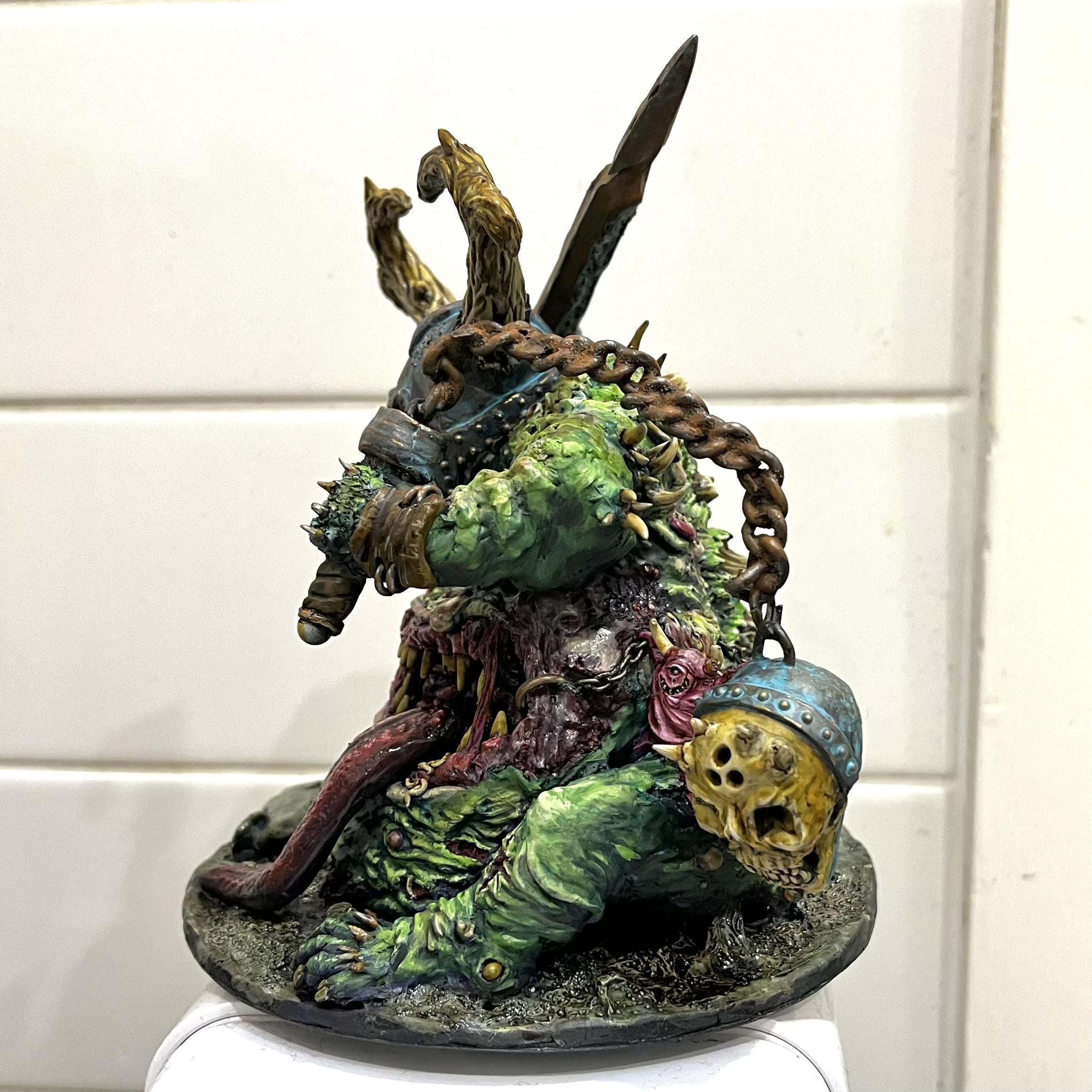 Apoxie Sculpt, Great Unclean One, Hand Sculpted, Nurgle