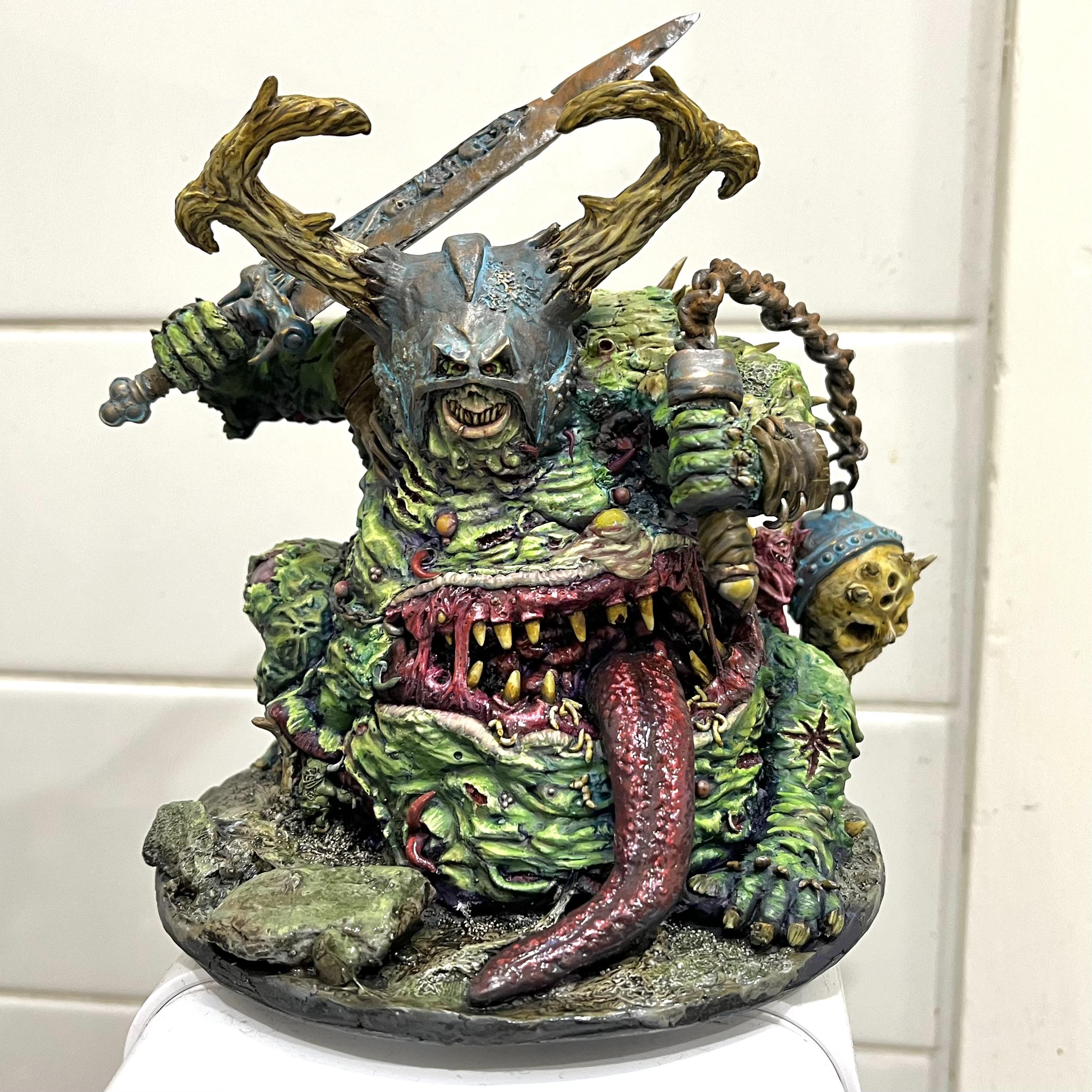 Apoxie Sculpt, Great Unclean One, Hand Sculpted, Nurgle