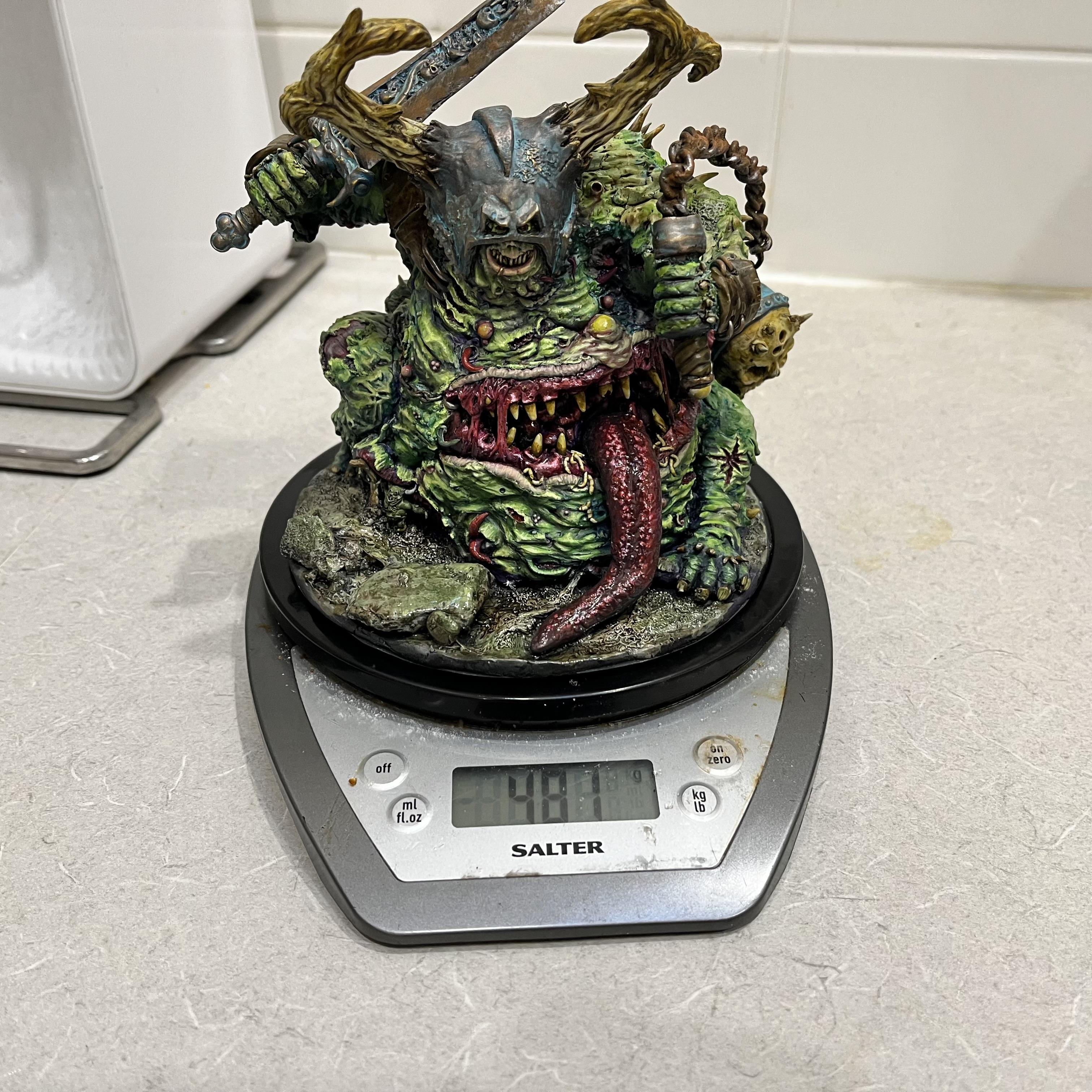 Apoxie Sculpt, Great Unclean One, Hand Sculpted, Nurgle