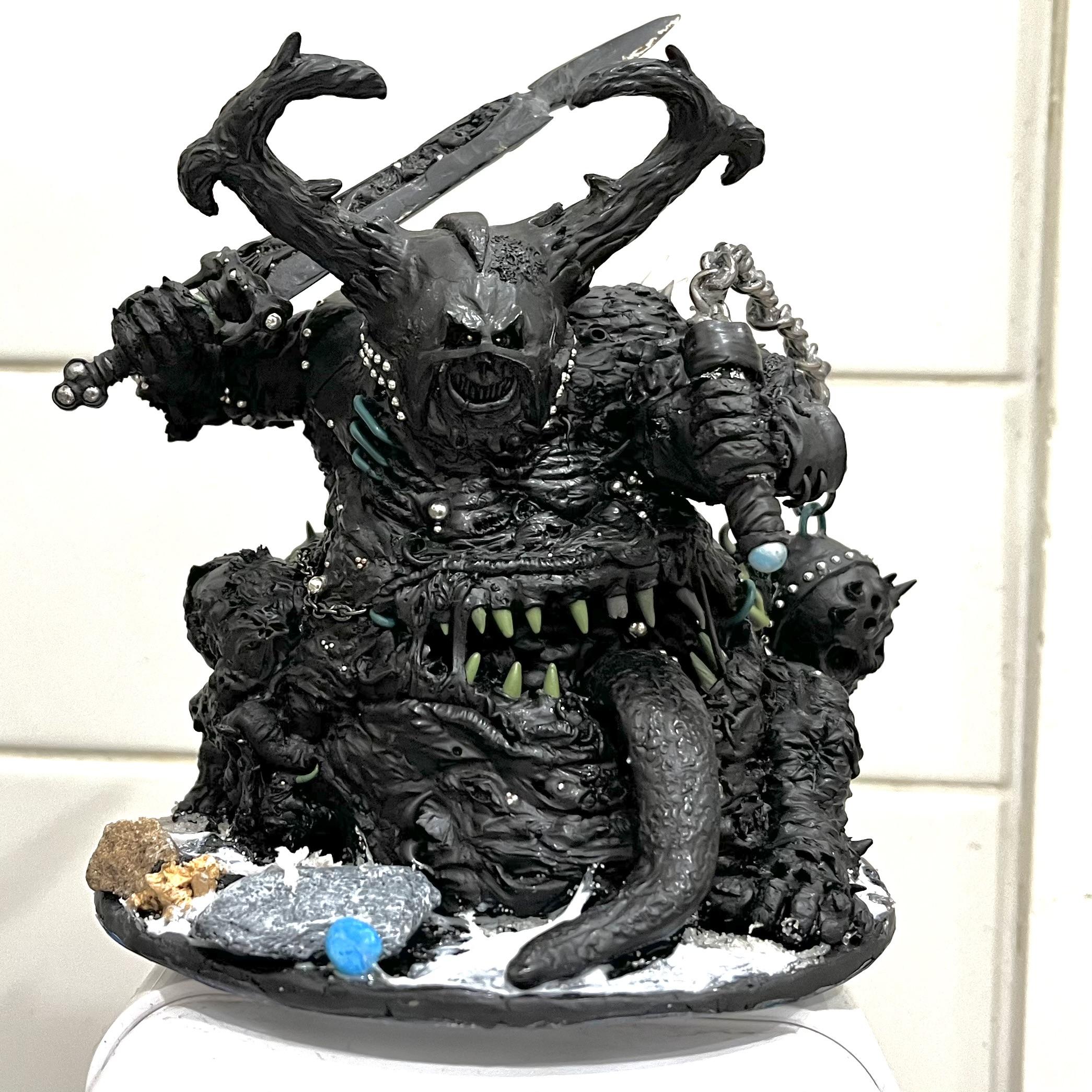 Apoxie Sculpt, Great Unclean One, Hand Sculpted, Nurgle