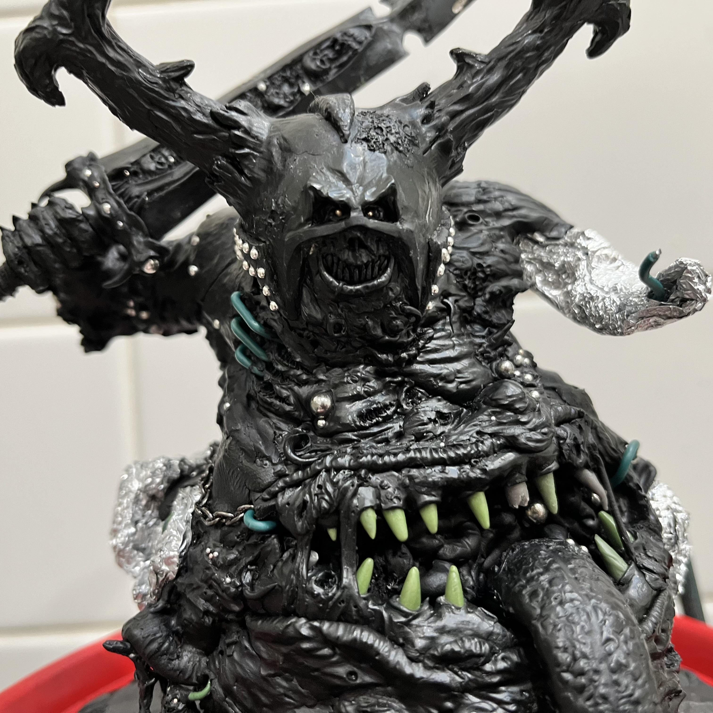 Apoxie Sculpt, Great Unclean One, Hand Sculpted, Nurgle