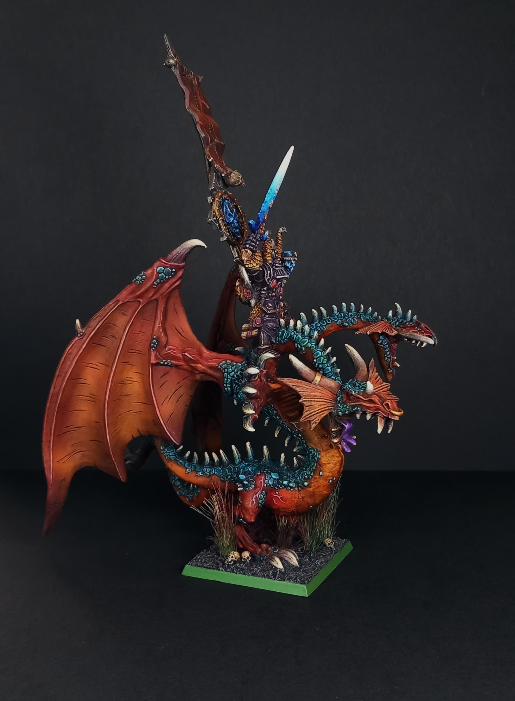 Chaos Lord, Chaosdragon, Chaoslord, Dragon, Egrimmvanhorstmann, Gamesworkshop, Miniaturepainting, Oldhammer, Sorcerer, Sorcerer Lord, Two-headed, Tzeentch, Warhammer Fantasy, Warhammercommunity, Warhammerfantasy, Warhammerminiatures, Warhammertheoldworld