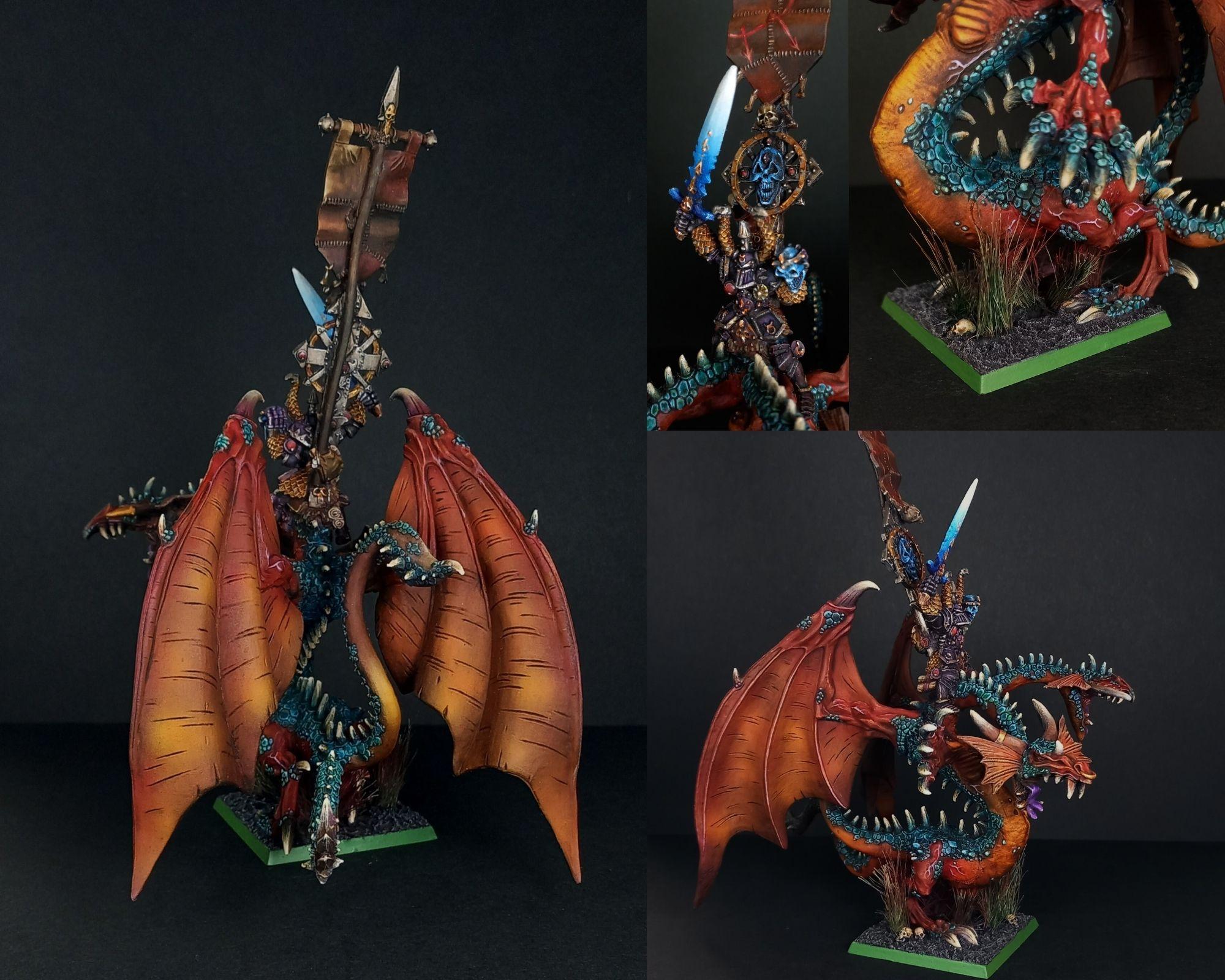 Chaos Lord, Chaosdragon, Chaoslord, Dragon, Egrimmvanhorstmann, Gamesworkshop, Miniaturepainting, Oldhammer, Sorcerer, Sorcerer Lord, Two-headed, Tzeentch, Warhammer Fantasy, Warhammercommunity, Warhammerfantasy, Warhammerminiatures, Warhammertheoldworld