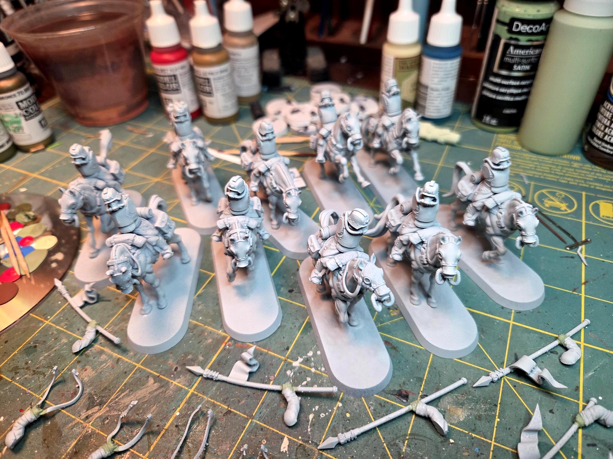 Cavalry, Lightnings, Riders, Rough, Samurai, Space