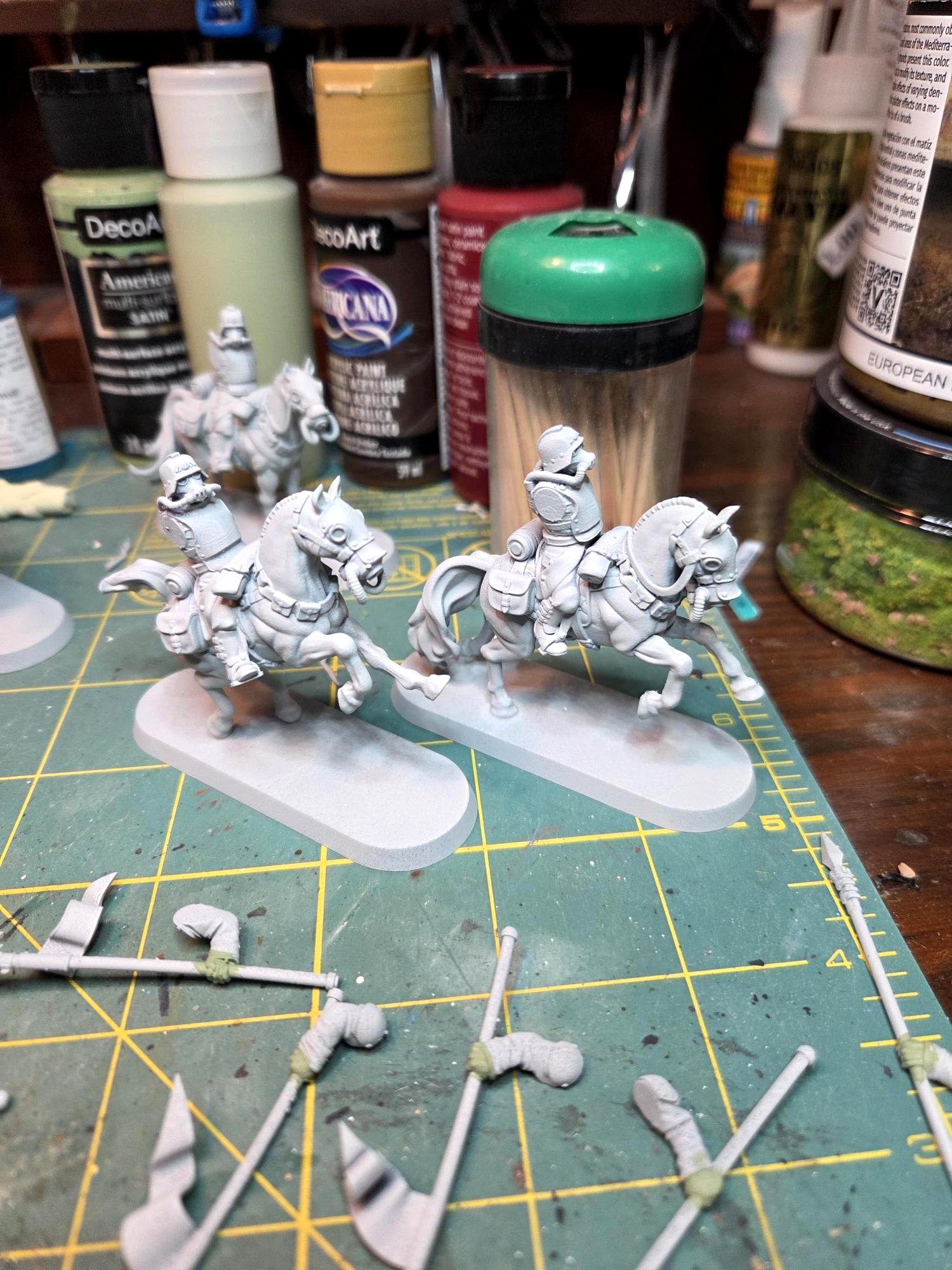 Cavalry, Lightnings, Riders, Rough, Samurai, Space