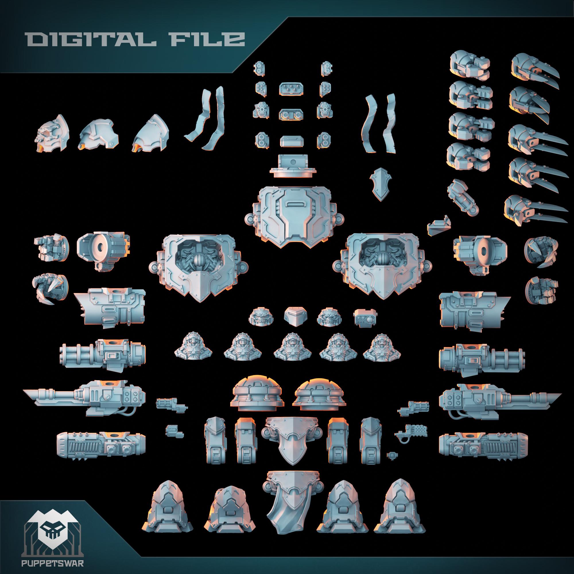 Puppetswar Space Marine Dreadnought 