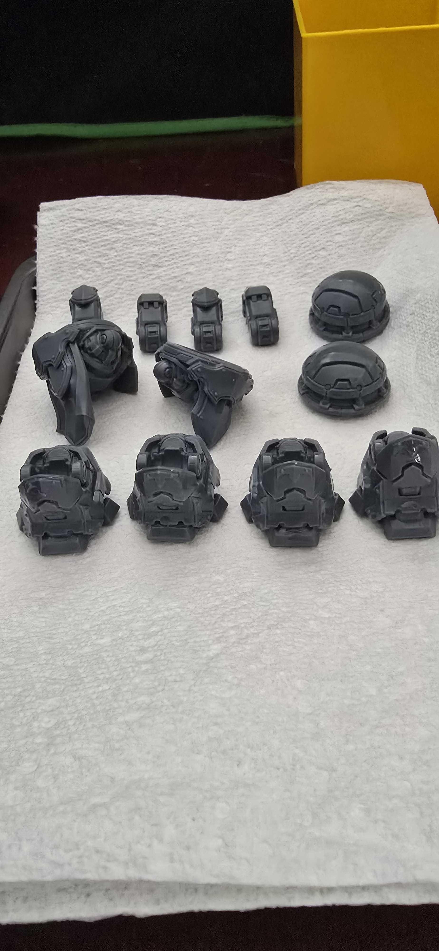 3d printed Dreadnought Torso and Leg parts