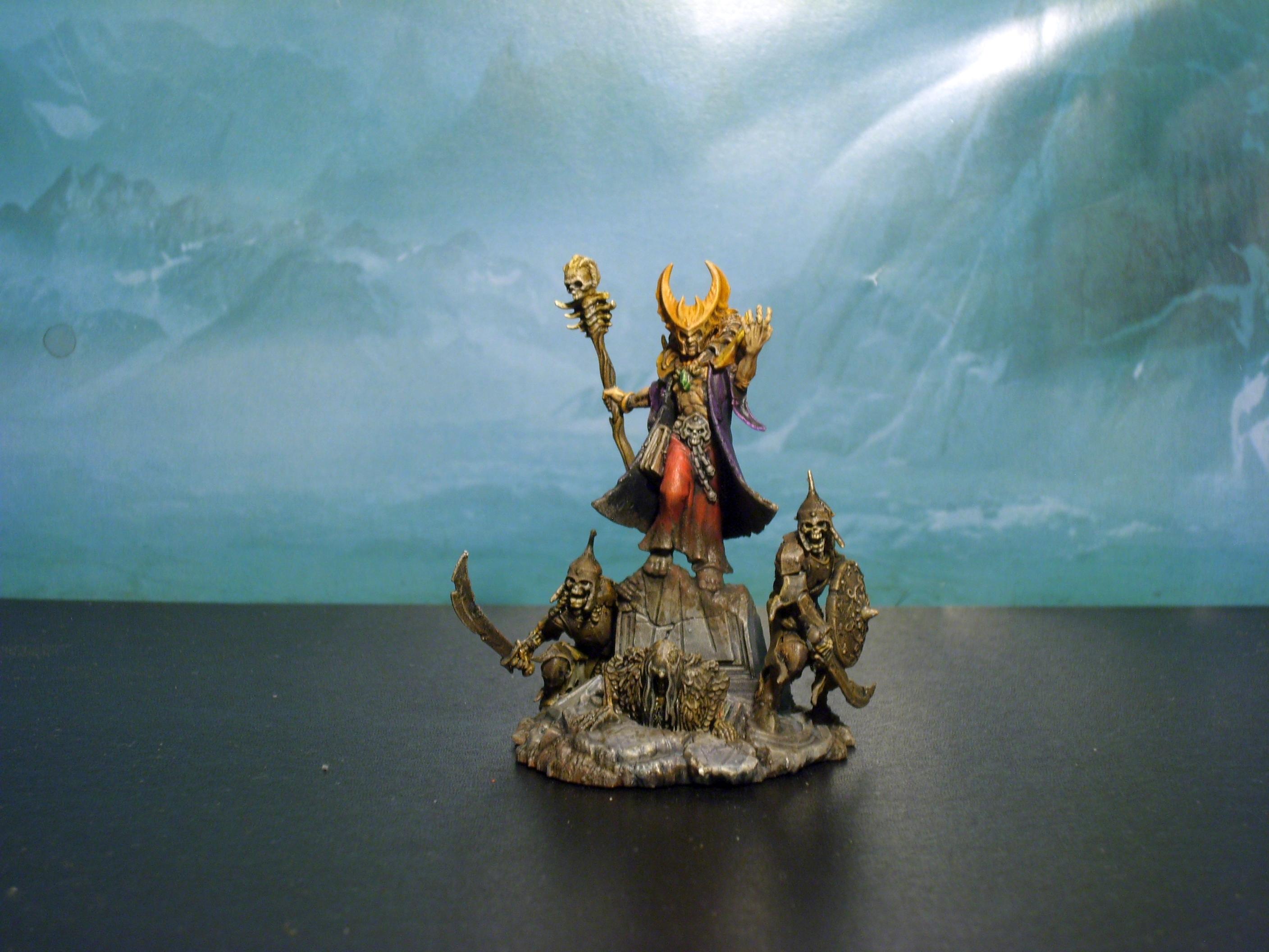 Age Of Sigmar, Conversion, Necromancer, Skeletons, Soulblight Gravelords, Undead, Vanhel's Danse Macabre, Warhammer Fantasy, Warhammer Plus, Wfb