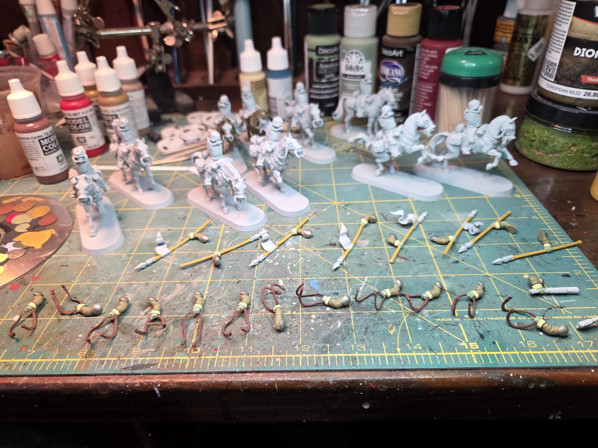 Cavalry, Lightnings, Riders, Rough, Samurai, Space