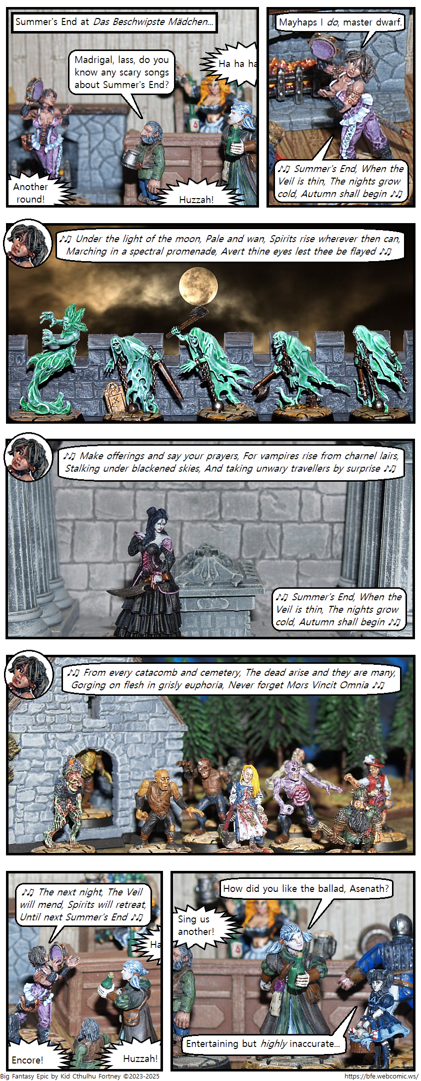 Bfe, Comic, Halloween, Minstral, Oubliette, Song, Undead
