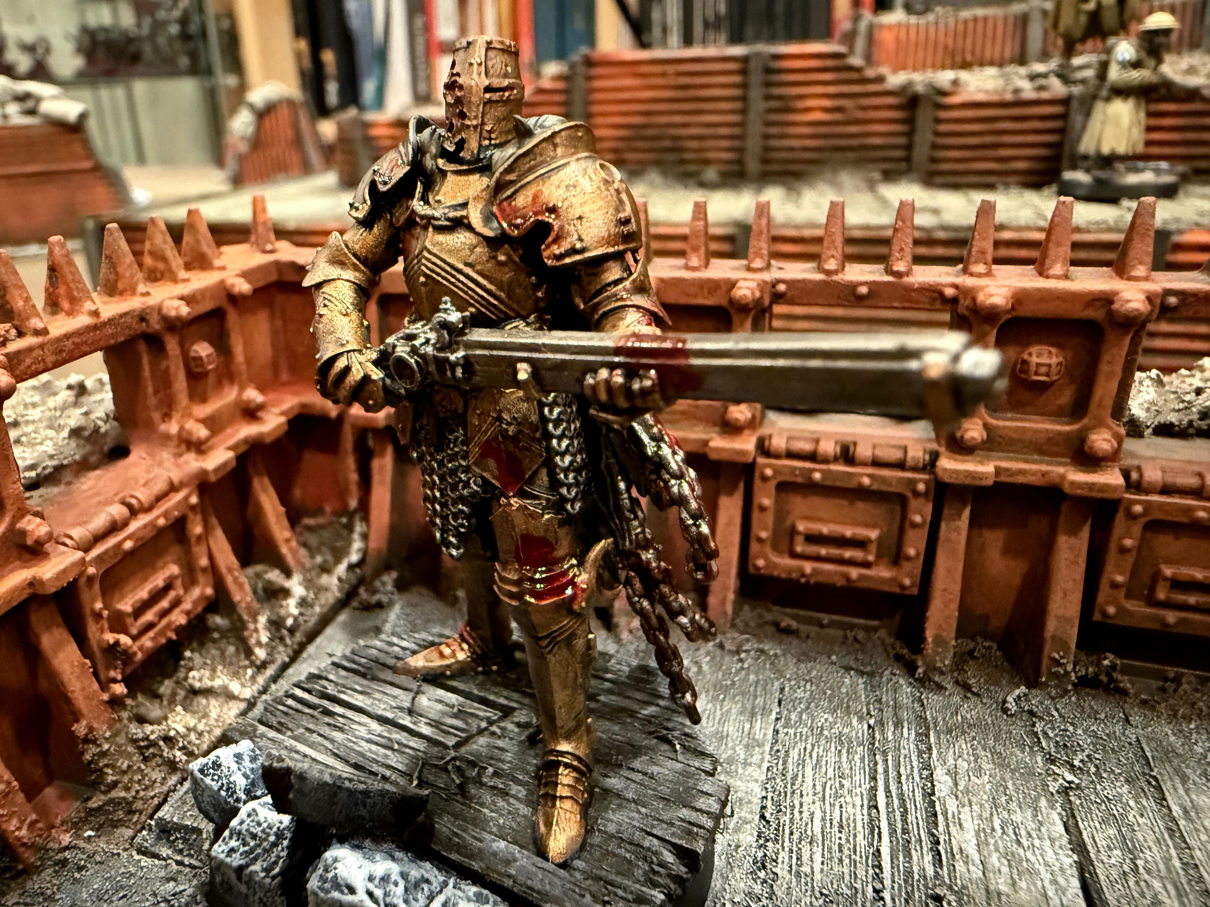 Abyssinian Front, Court Of The Seven Headed Serpent, Desert Combat, Gold Armor, Hell Knights, Trench, Trench Crusade