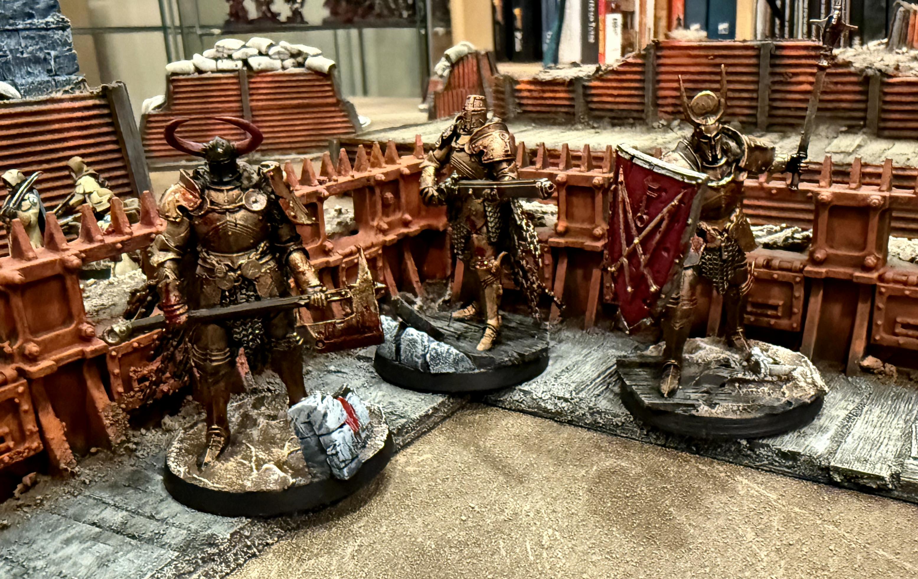 Abyssinian Front, Court Of The Seven Headed Serpent, Desert Combat, Gold Armor, Hell Knights, Trench, Trench Crusade