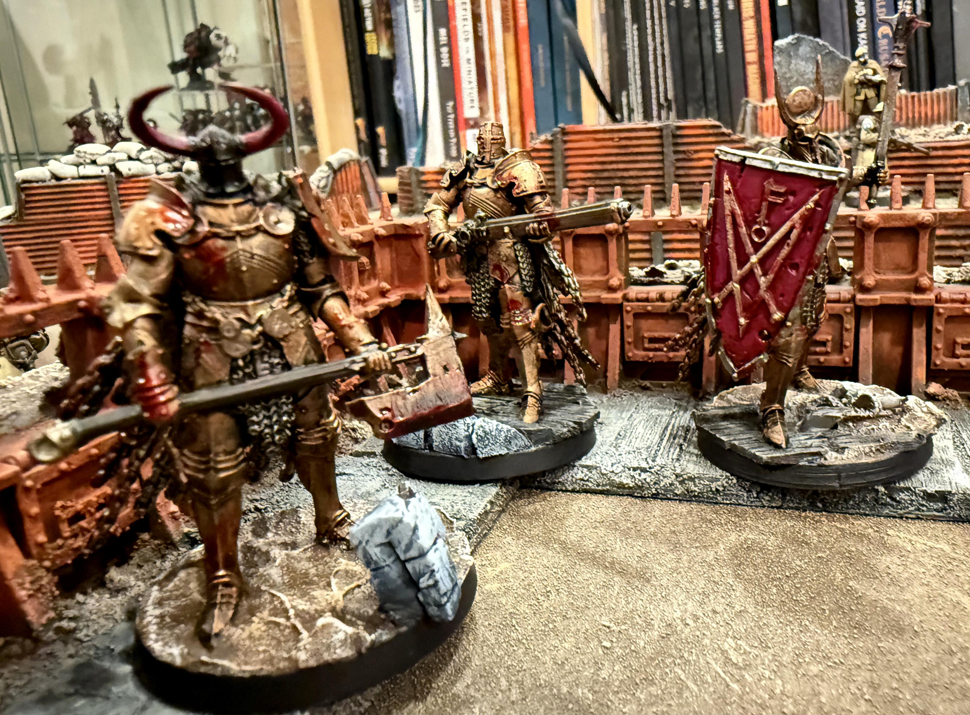 Abyssinian Front, Court Of The Seven Headed Serpent, Desert Combat, Gold Armor, Hell Knights, Trench, Trench Crusade